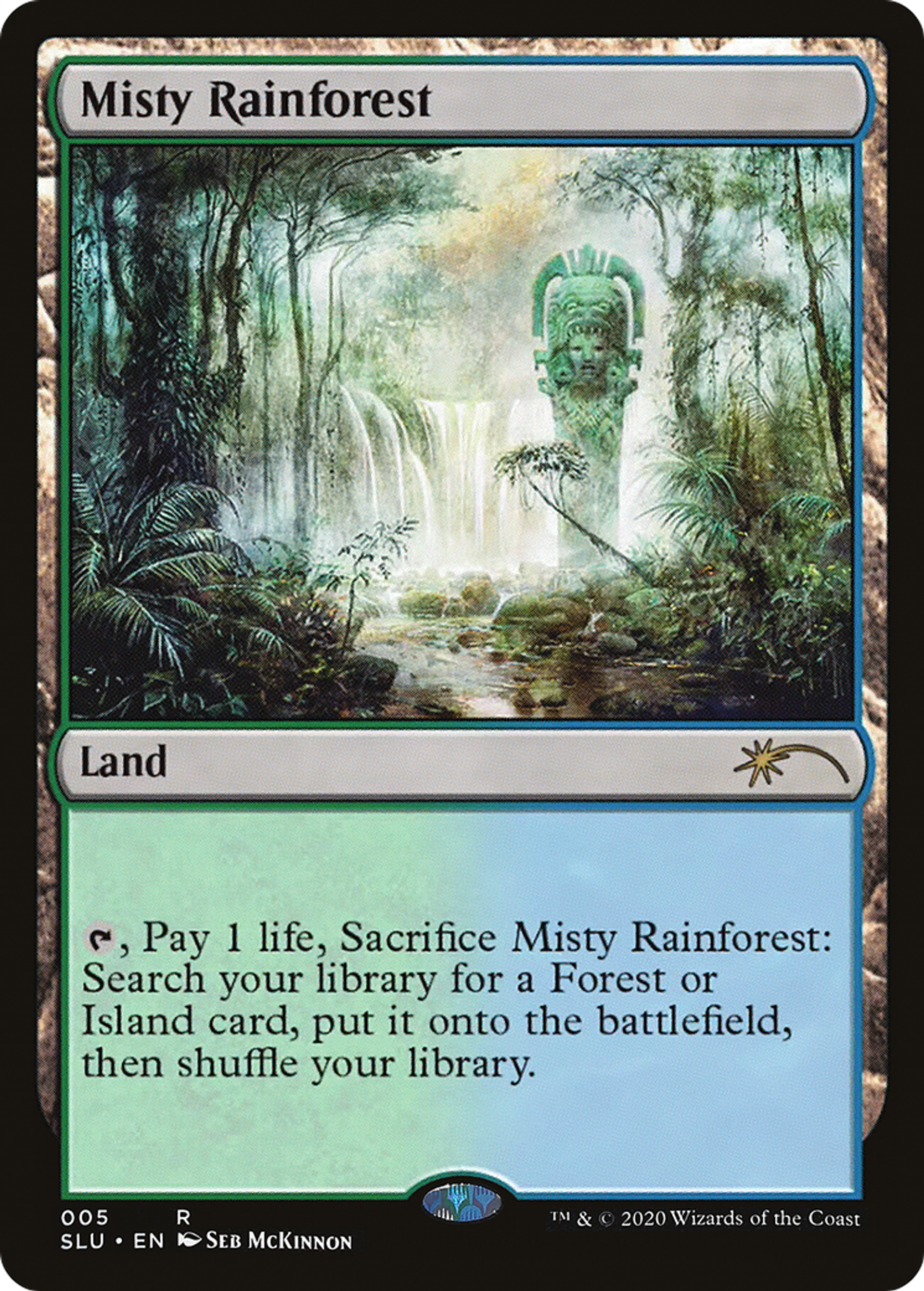 Misty Rainforest — Secret Lair: Ultimate Edition — Magic: The Gathering