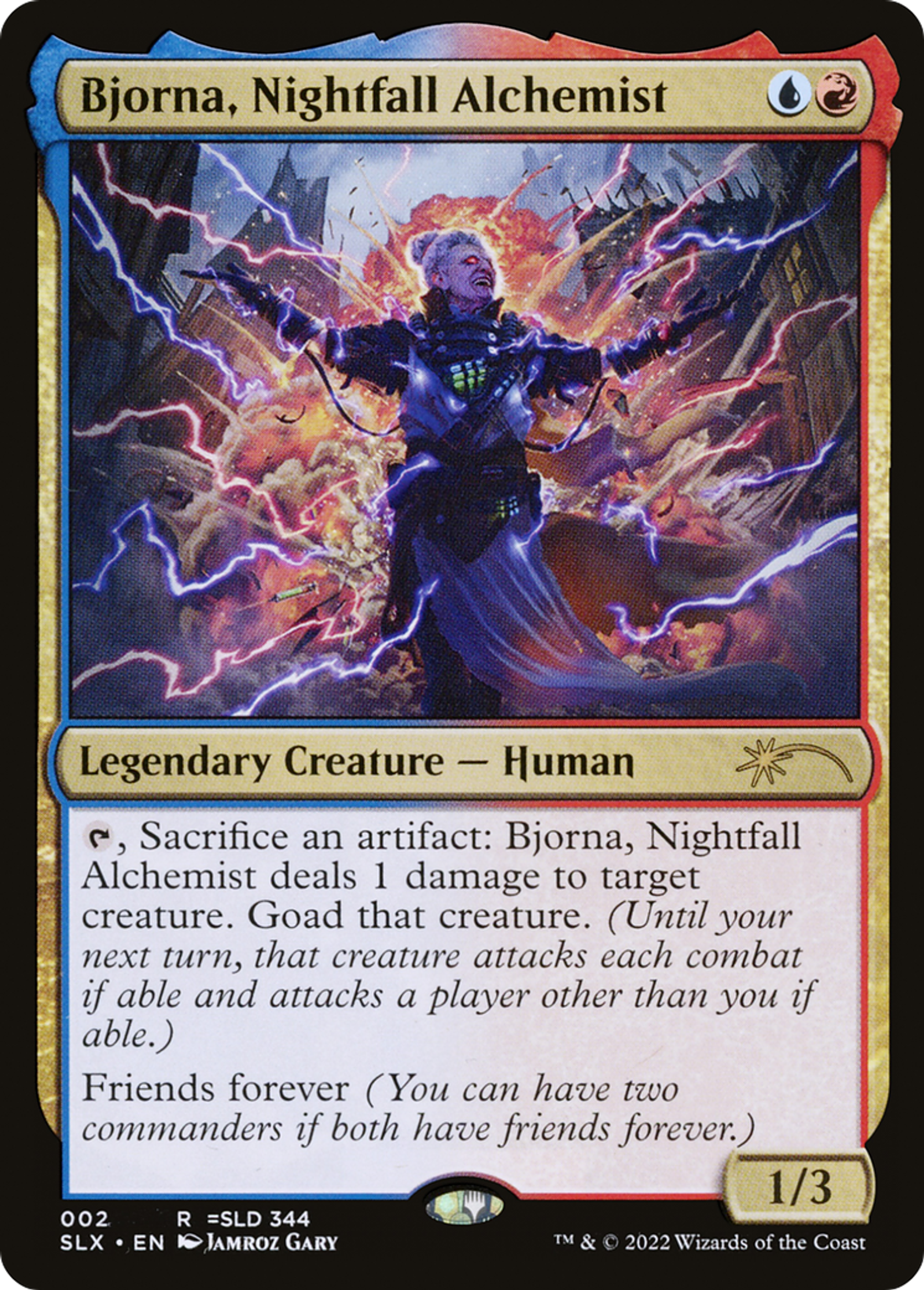 Bjorna, Nightfall Alchemist — Universes Within — Magic: The Gathering