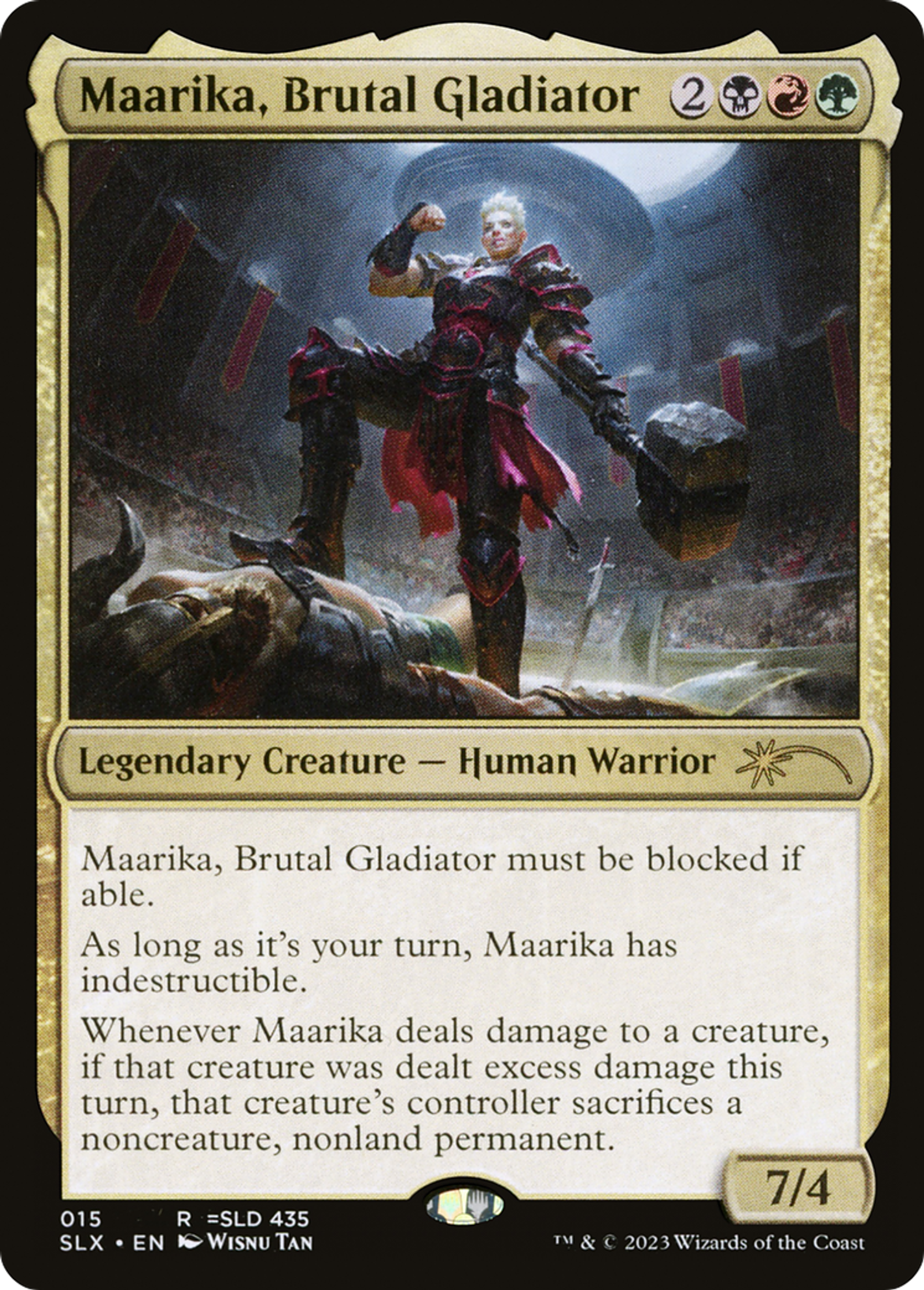 Maarika, Brutal Gladiator — Universes Within — Magic: The Gathering