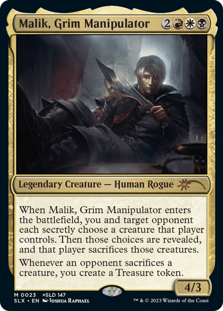 Malik, Grim Manipulator — Universes Within — Magic: The Gathering
