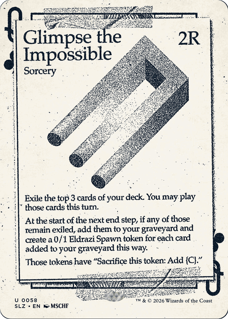 Glimpse the Impossible — The Zeta Set — Magic: The Gathering
