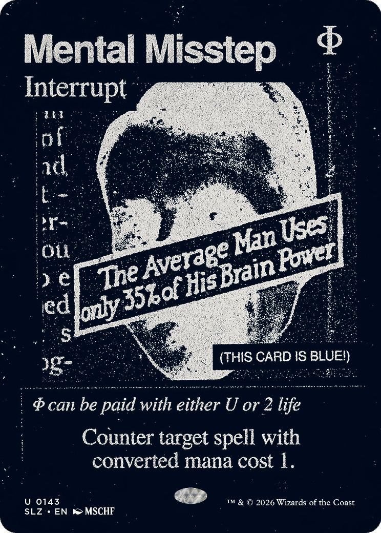 Mental Misstep — The Zeta Set — Magic: The Gathering