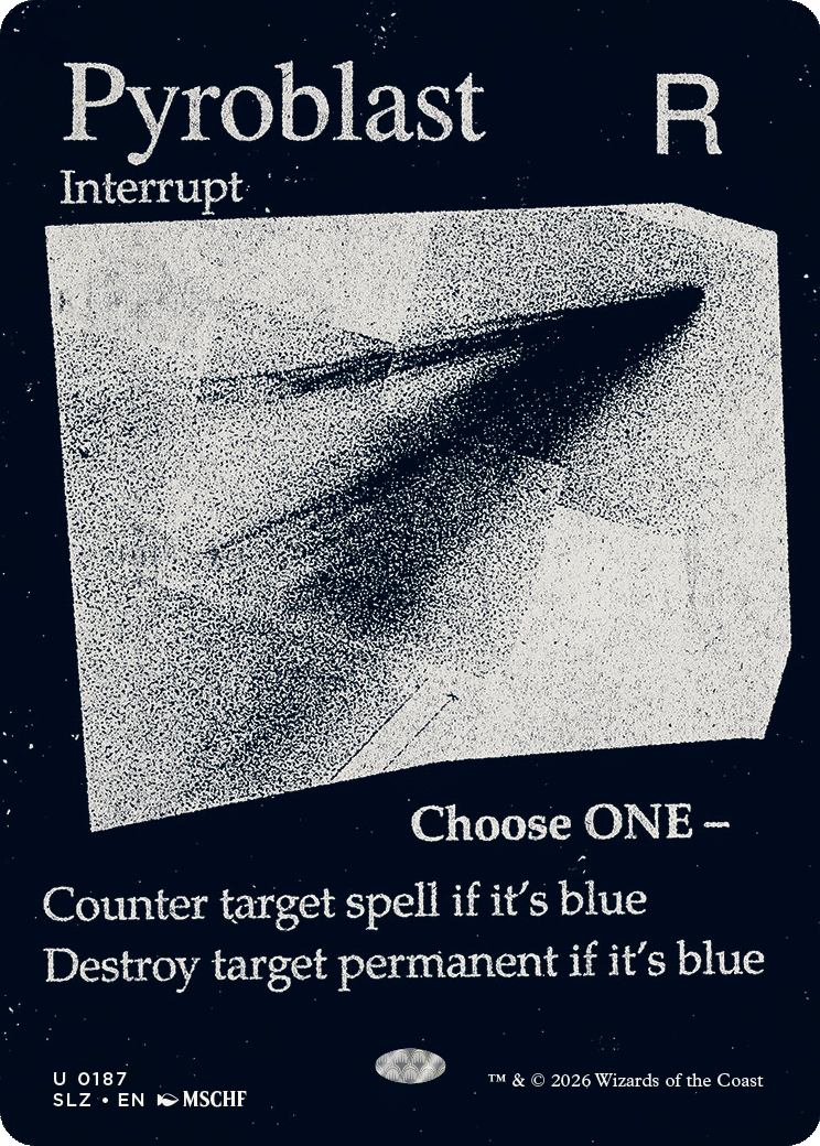 Pyroblast — The Zeta Set — Magic: The Gathering