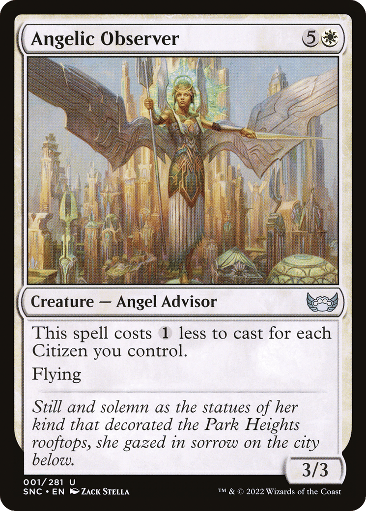 Angelic Observer — Streets of New Capenna — Magic: The Gathering
