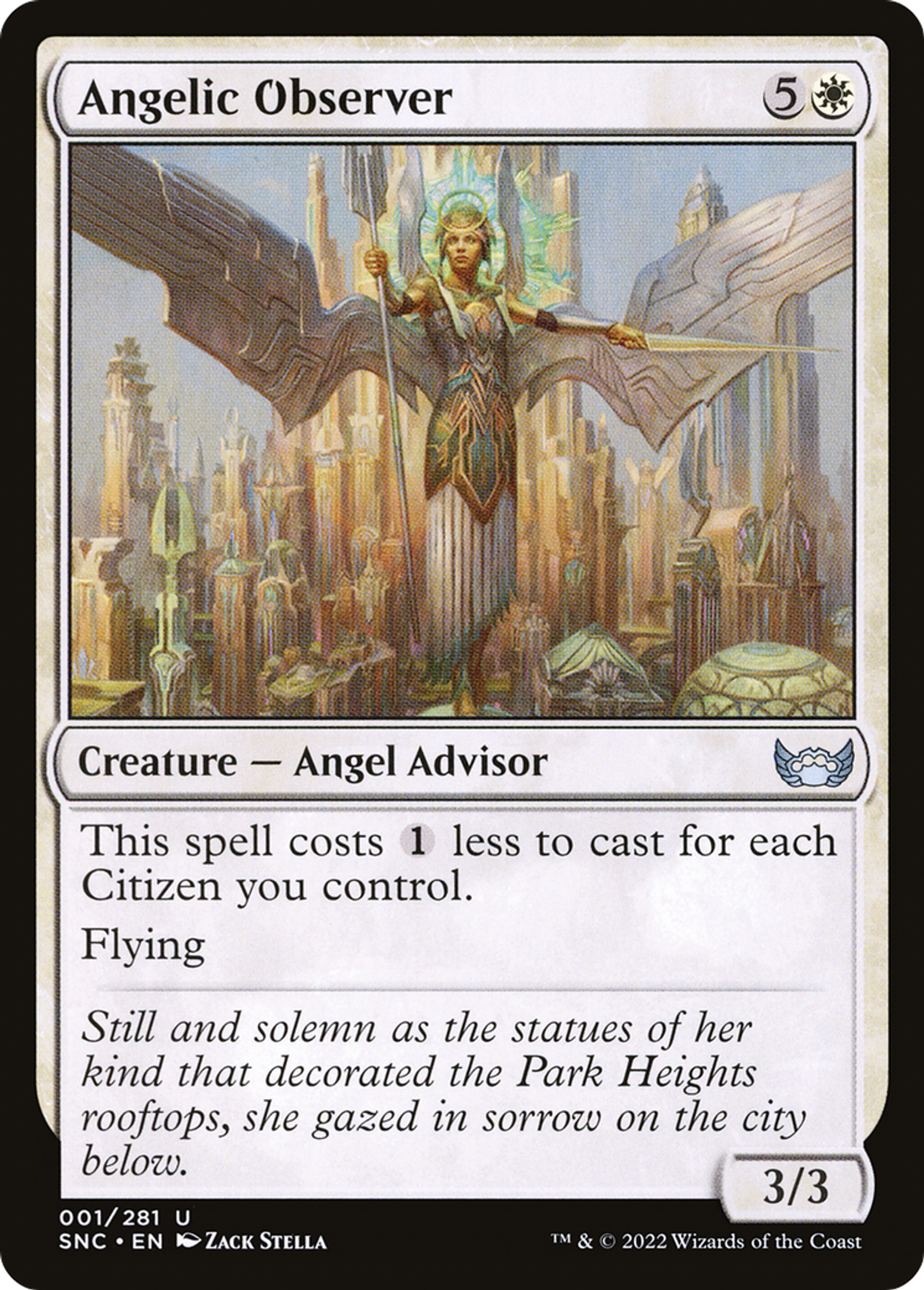 Angelic Observer — Streets of New Capenna — Magic: The Gathering