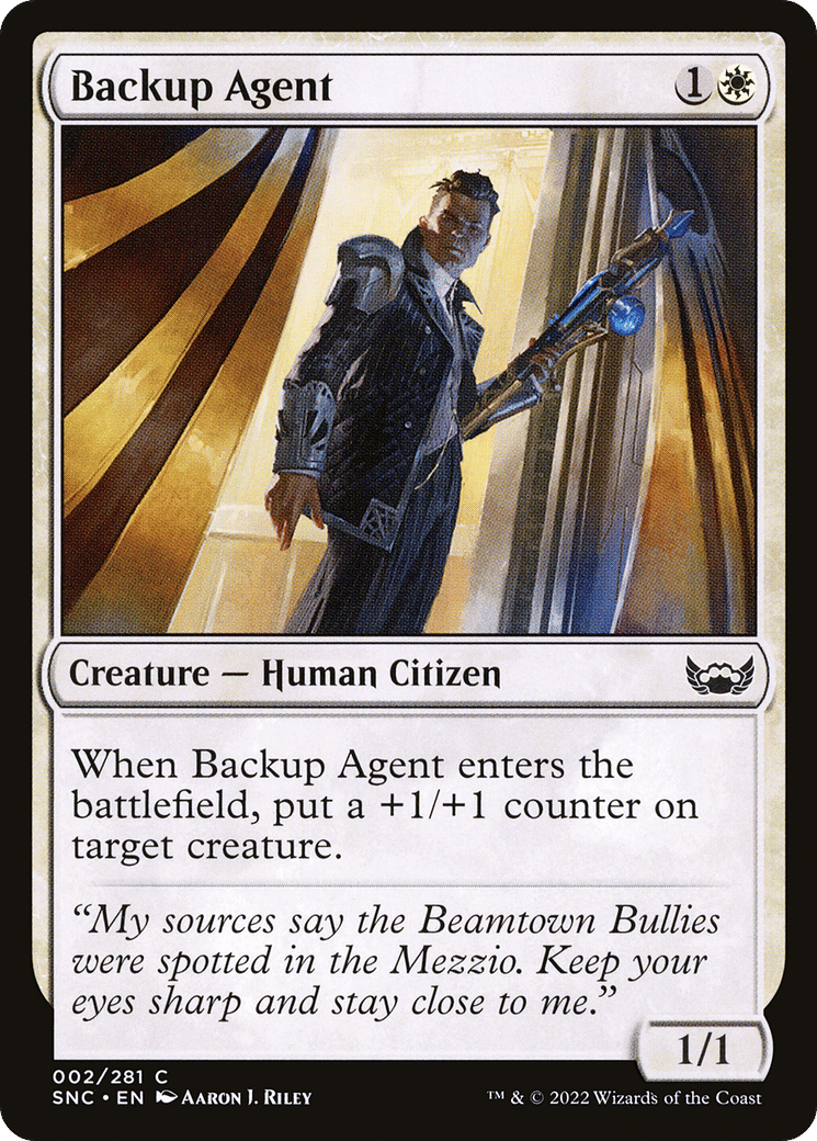 Backup Agent — Streets of New Capenna — Magic: The Gathering