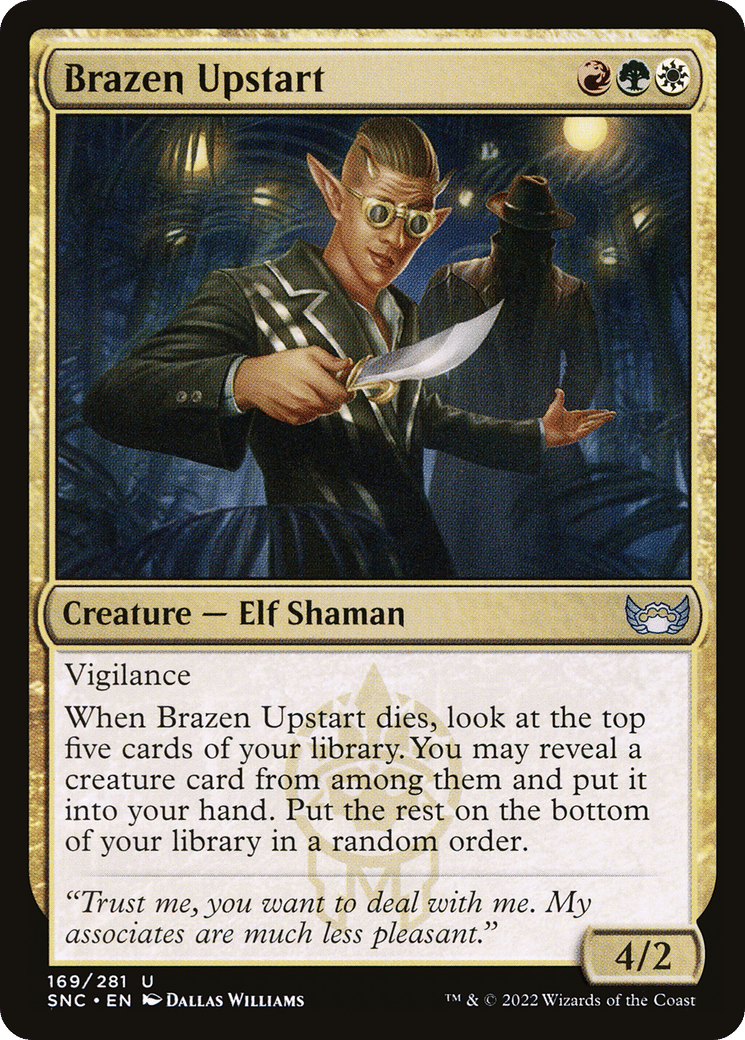 Brazen Upstart — Streets of New Capenna — Magic: The Gathering