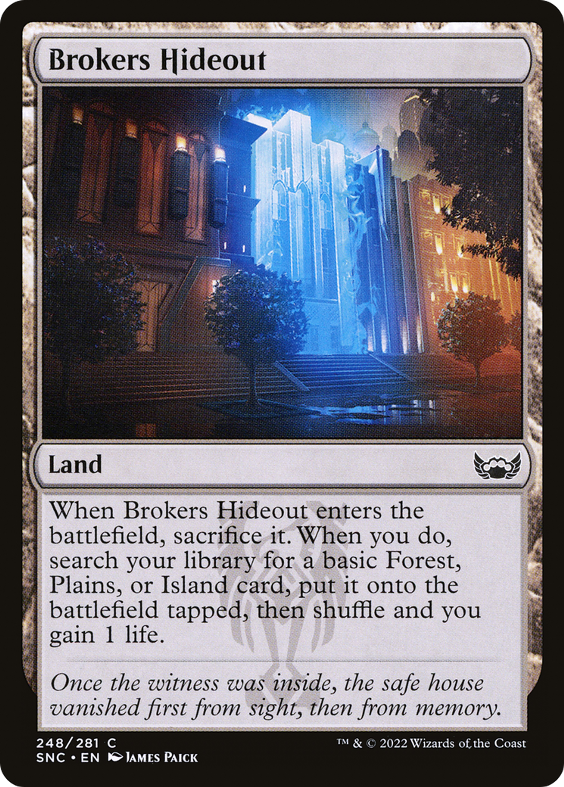 Brokers Hideout — Streets of New Capenna — Magic: The Gathering