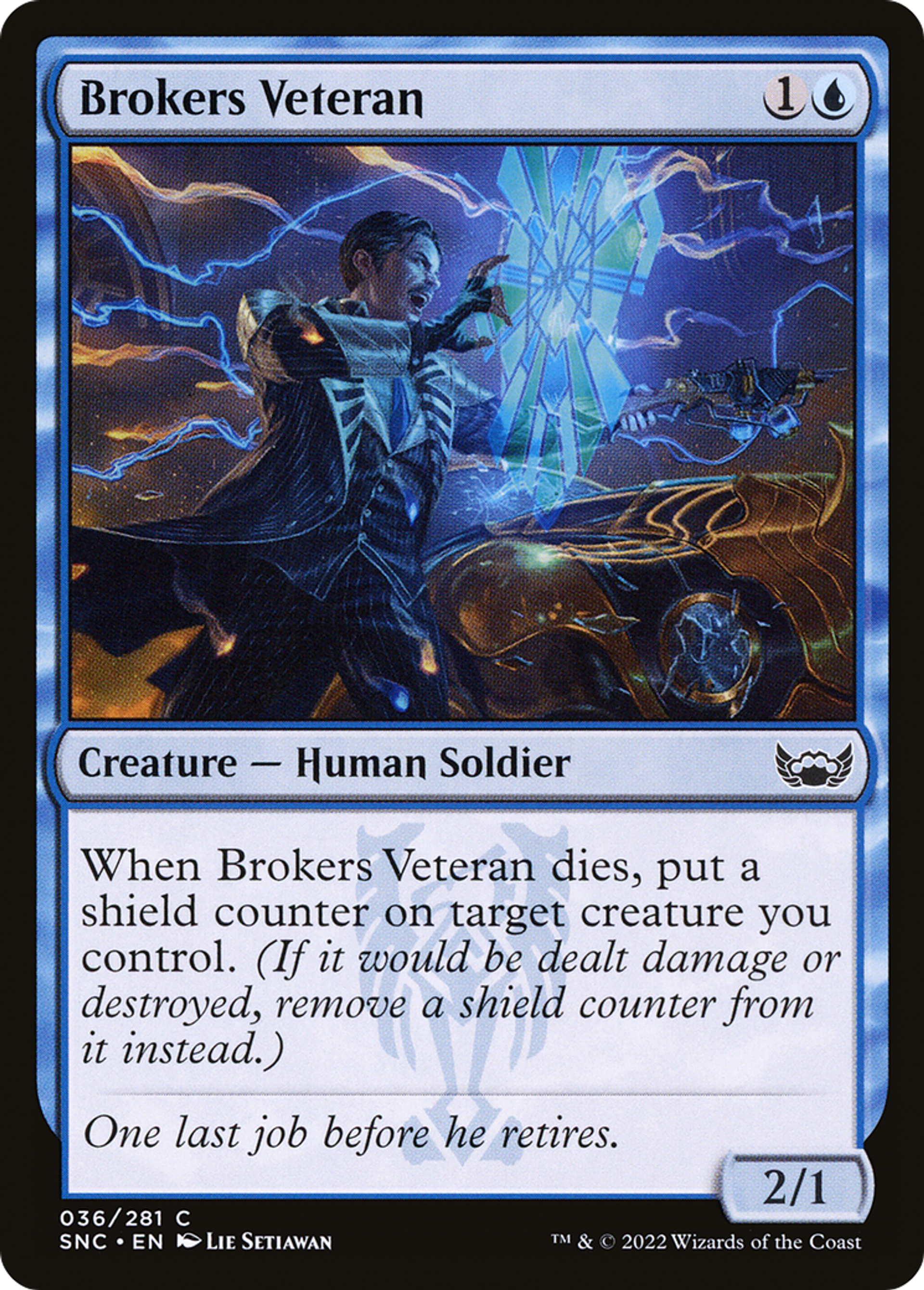 Brokers Veteran — Streets of New Capenna — Magic: The Gathering
