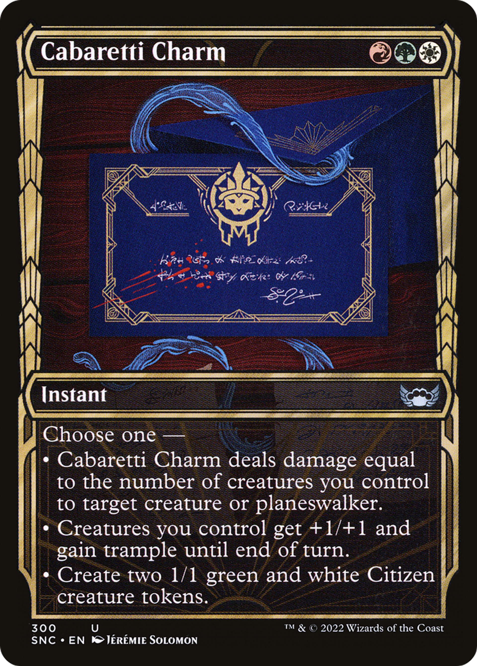 Cabaretti Charm — Streets of New Capenna — Magic: The Gathering