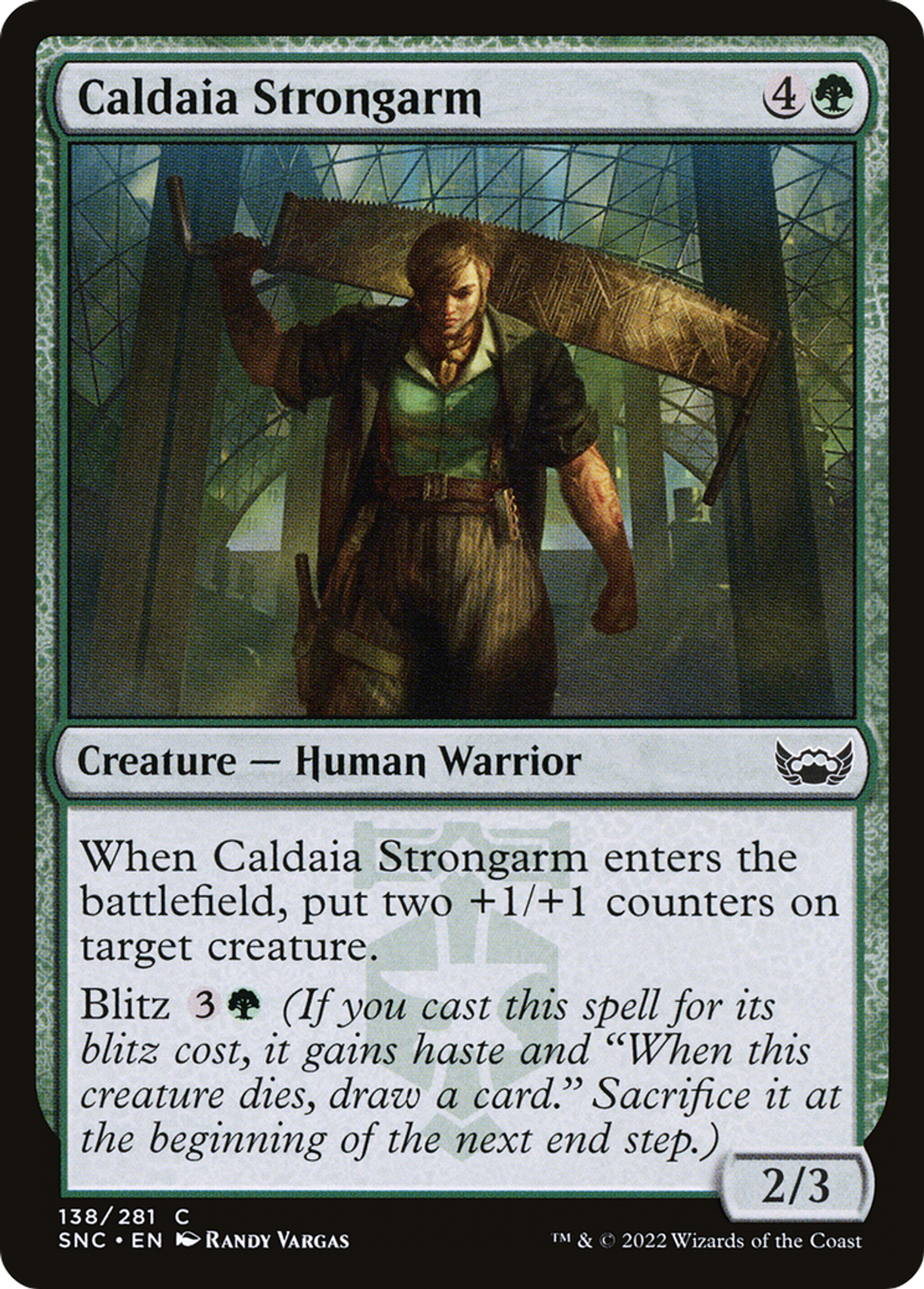 Caldaia Strongarm — Streets of New Capenna — Magic: The Gathering