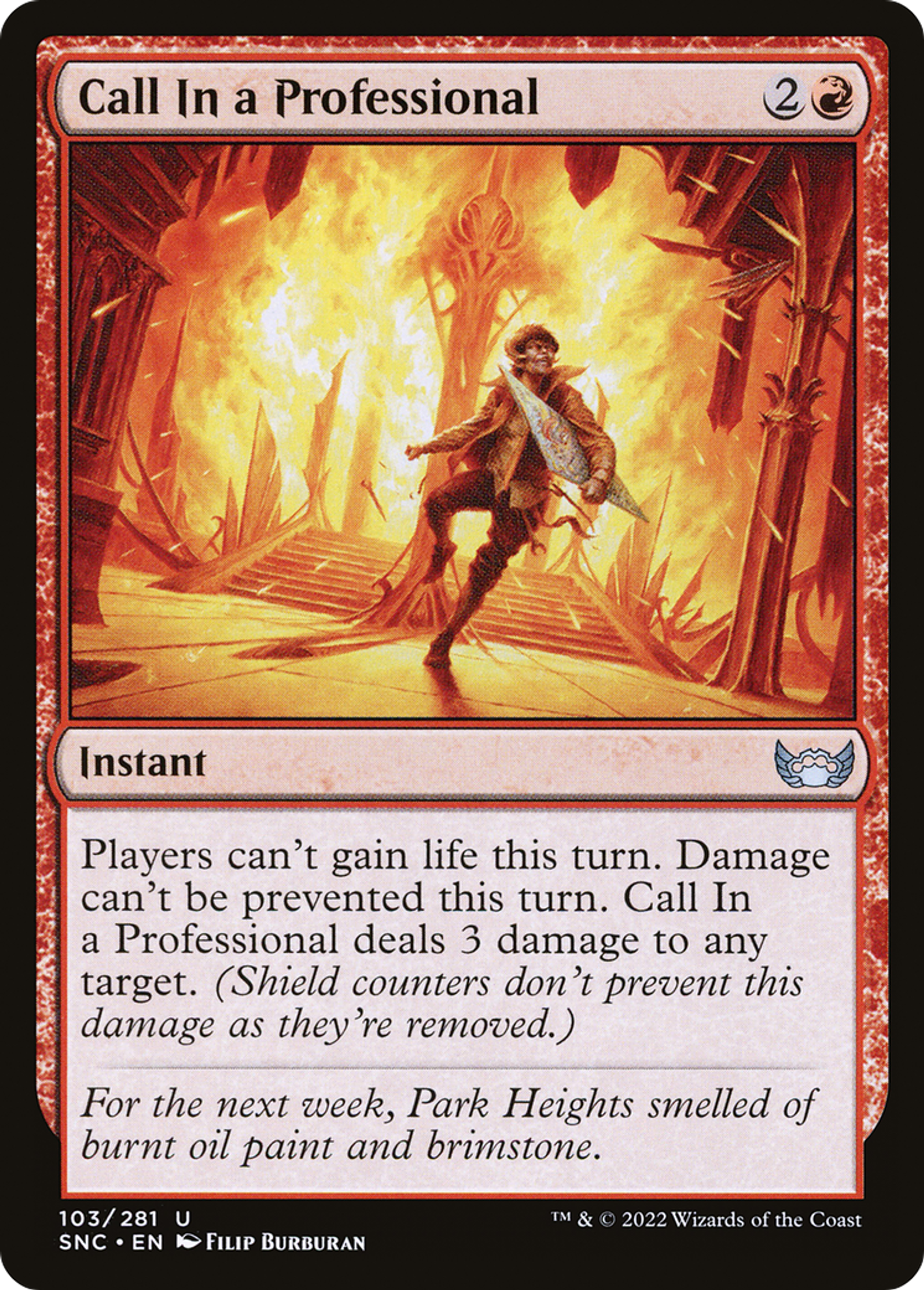 Call In a Professional — Streets of New Capenna — Magic: The Gathering