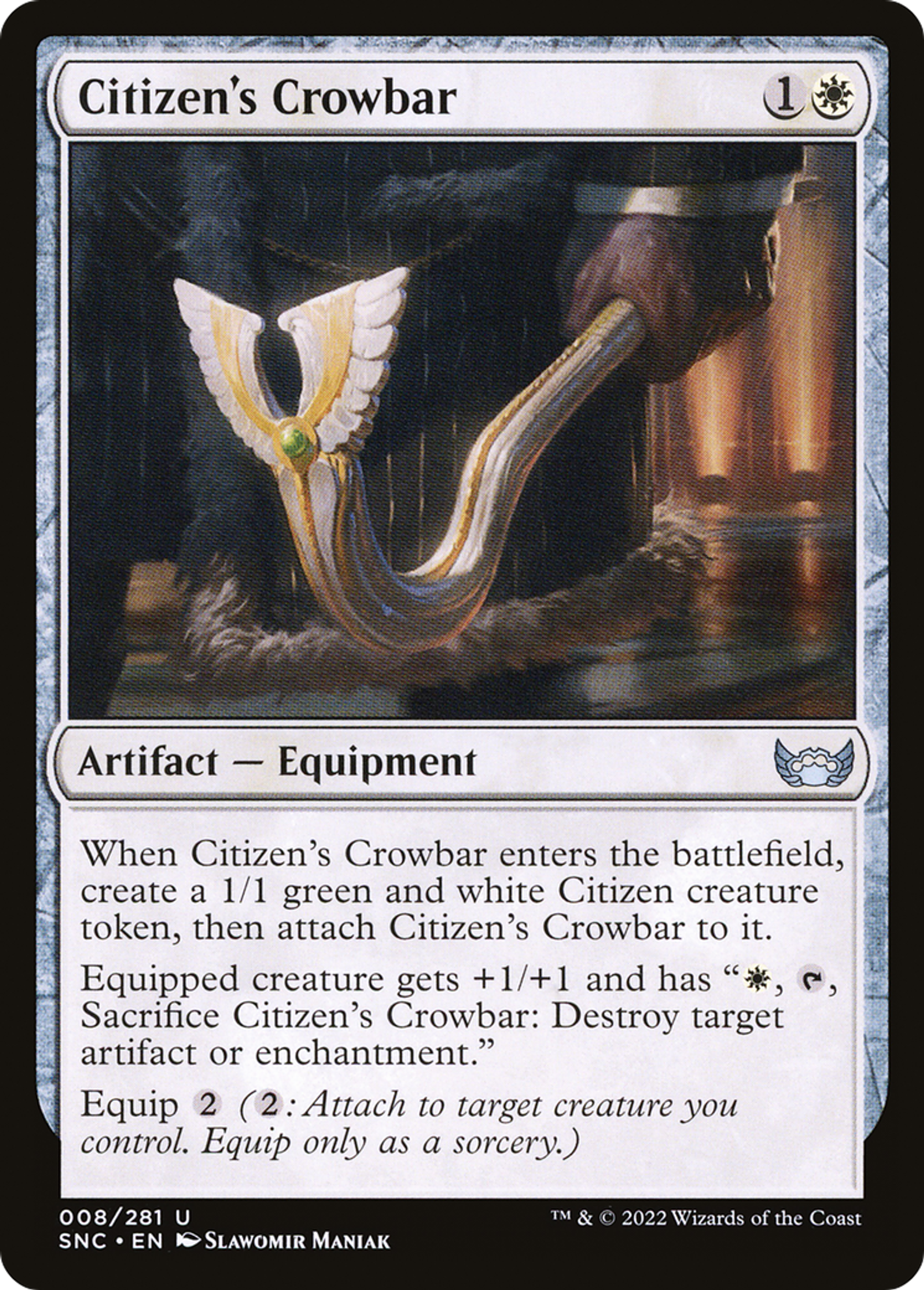Citizen's Crowbar — Streets of New Capenna — Magic: The Gathering