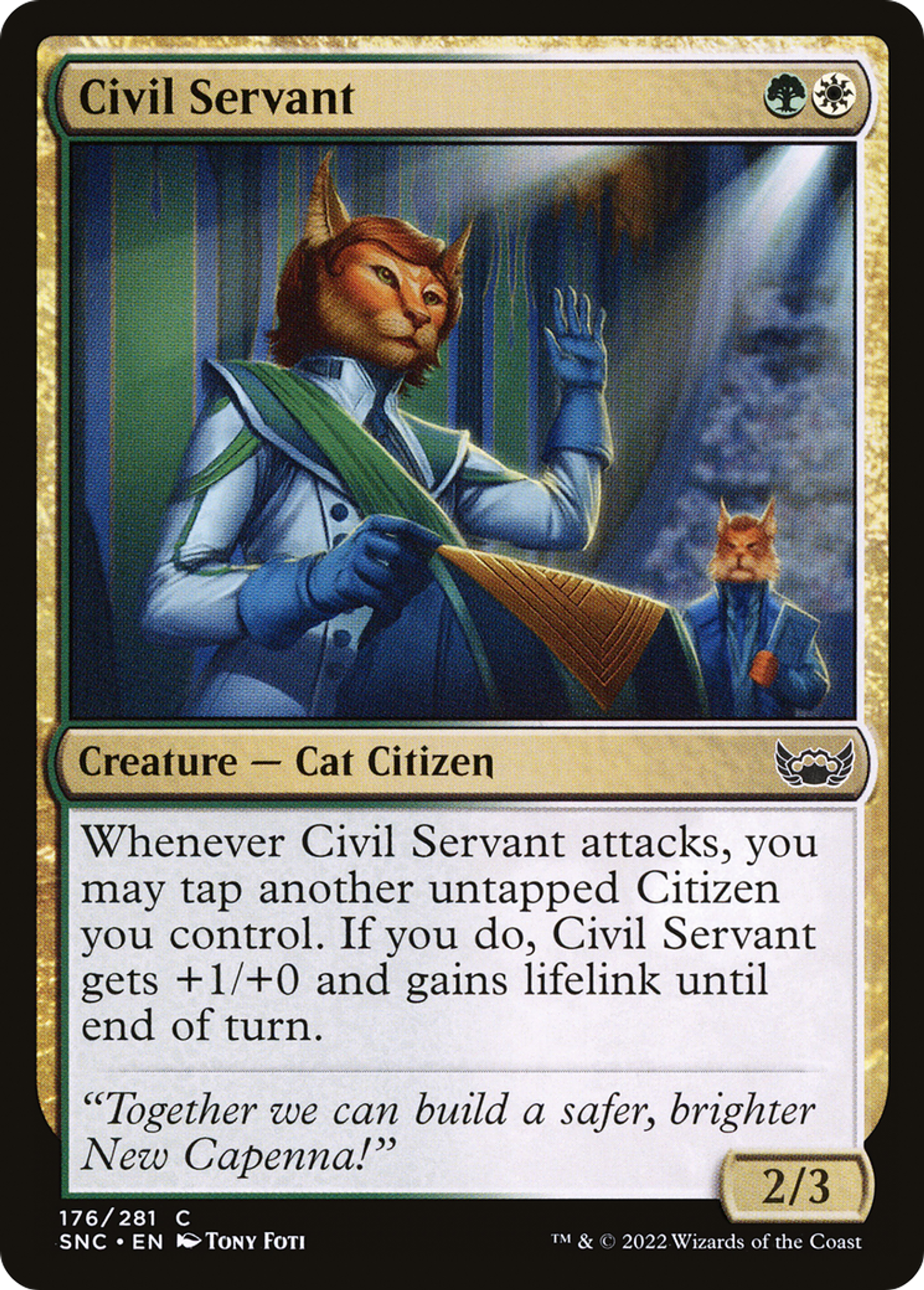 Civil Servant — Streets of New Capenna — Magic: The Gathering