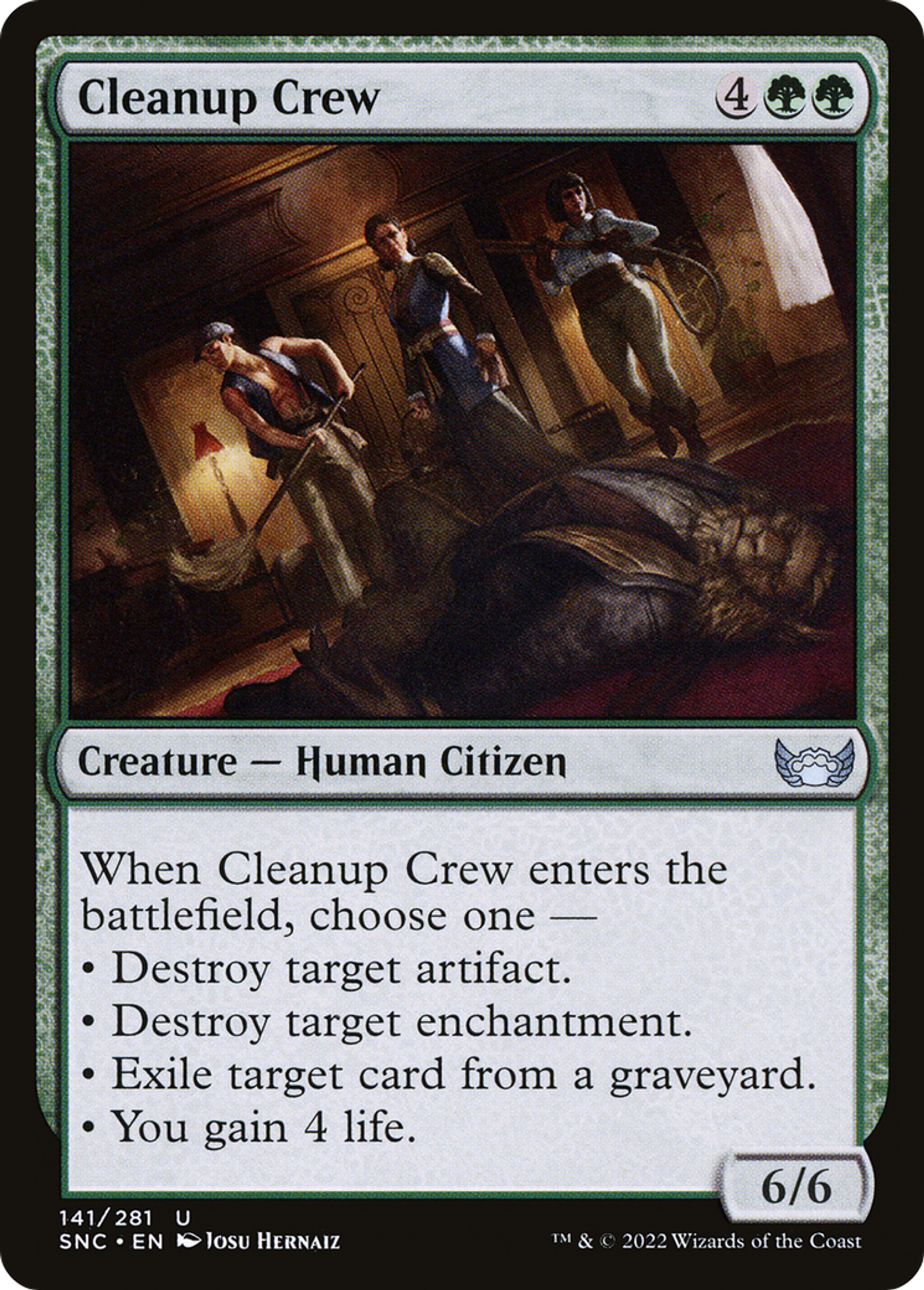 Cleanup Crew — Streets of New Capenna — Magic: The Gathering