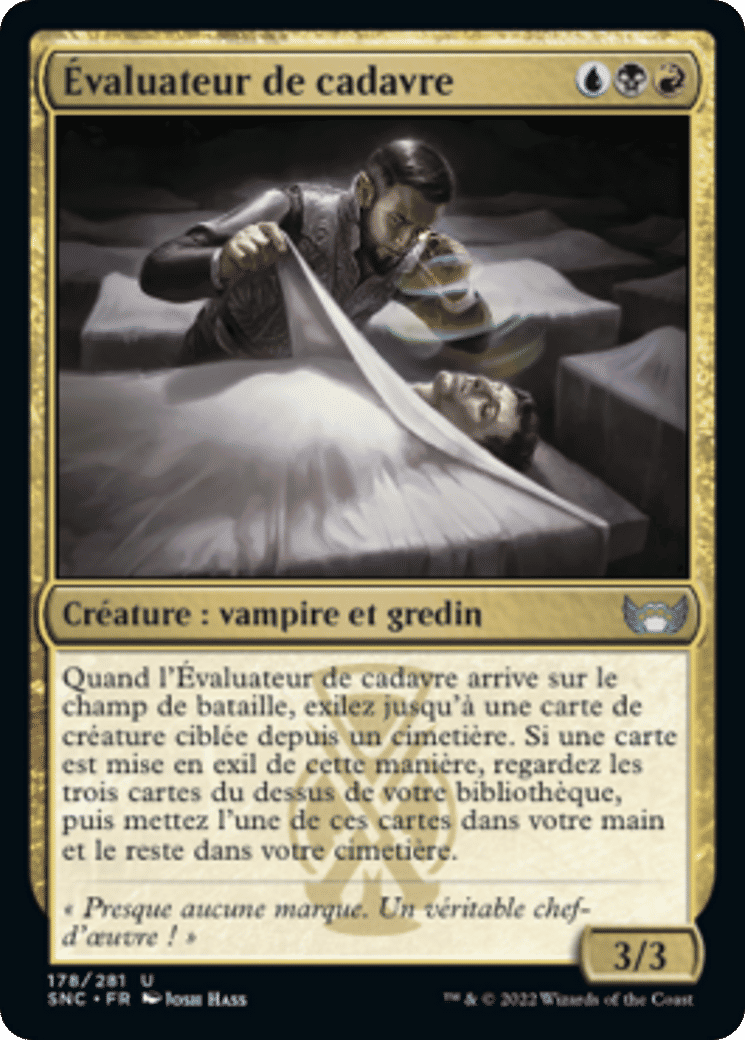 Évaluateur de cadavre — Streets of New Capenna — Magic: The Gathering