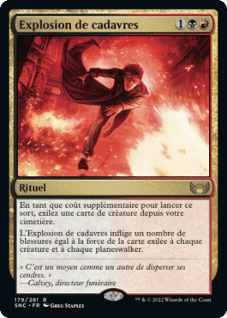 Explosion de cadavres — Streets of New Capenna — Magic: The Gathering