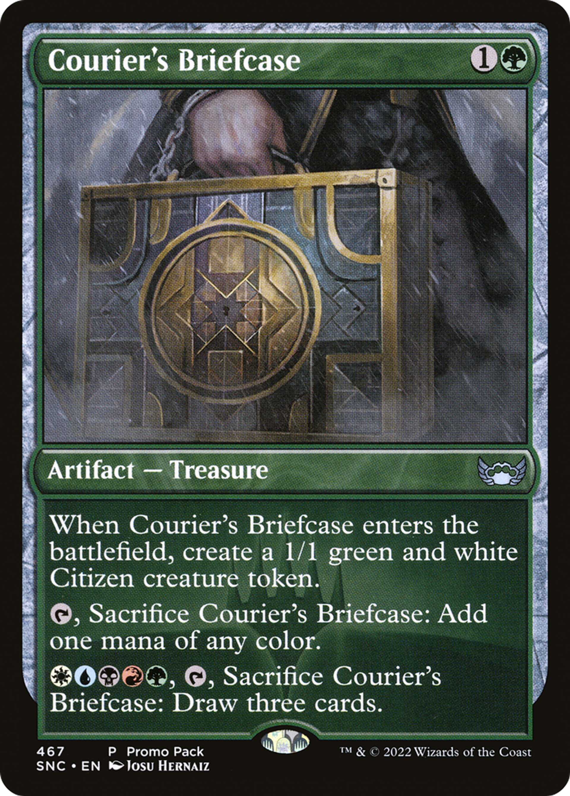 Mallette du messager — Streets of New Capenna — Magic: The Gathering