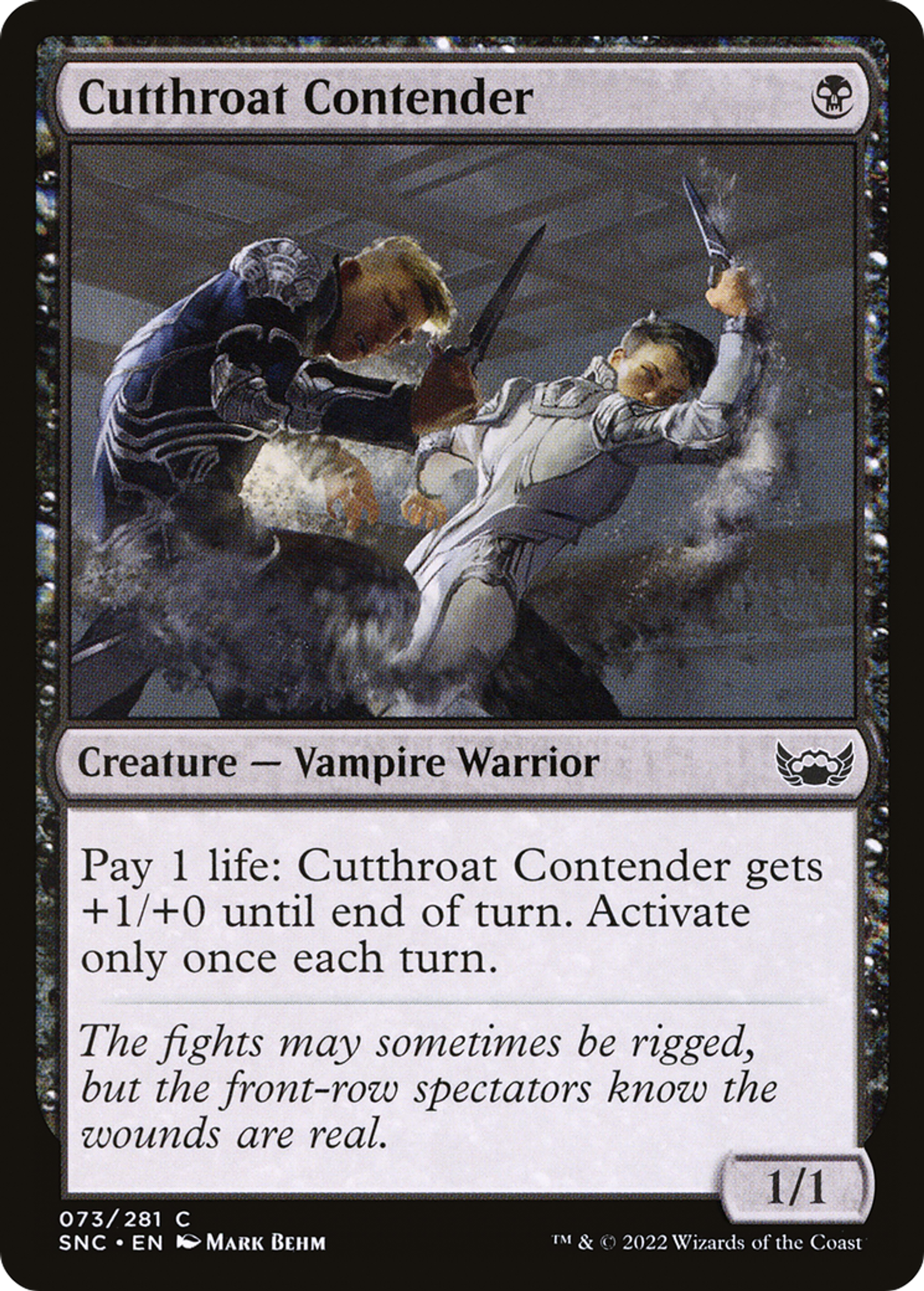 Cutthroat Contender — Streets of New Capenna — Magic: The Gathering