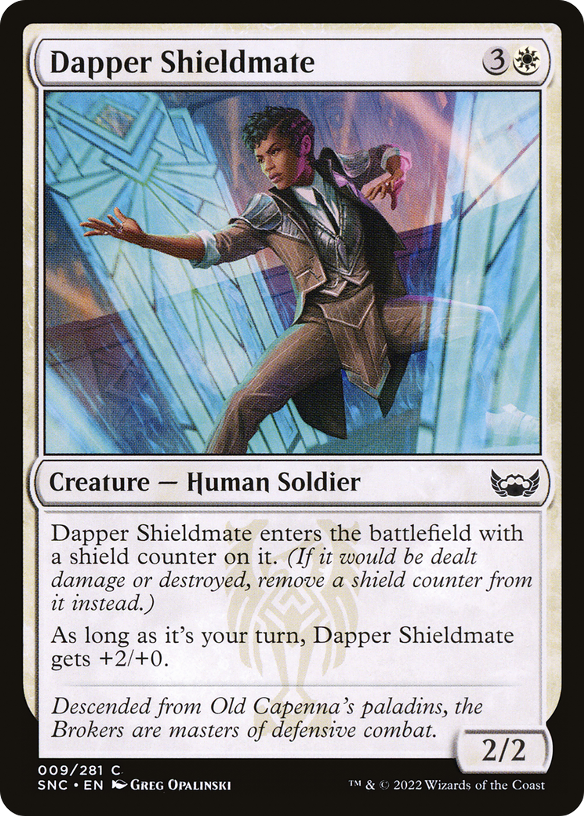 Dapper Shieldmate — Streets of New Capenna — Magic: The Gathering