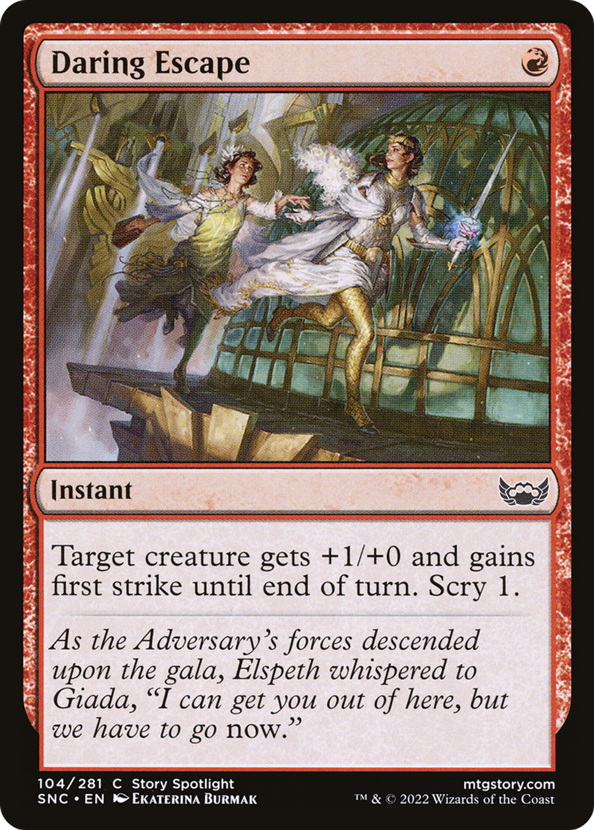 Daring Escape — Streets of New Capenna — Magic: The Gathering