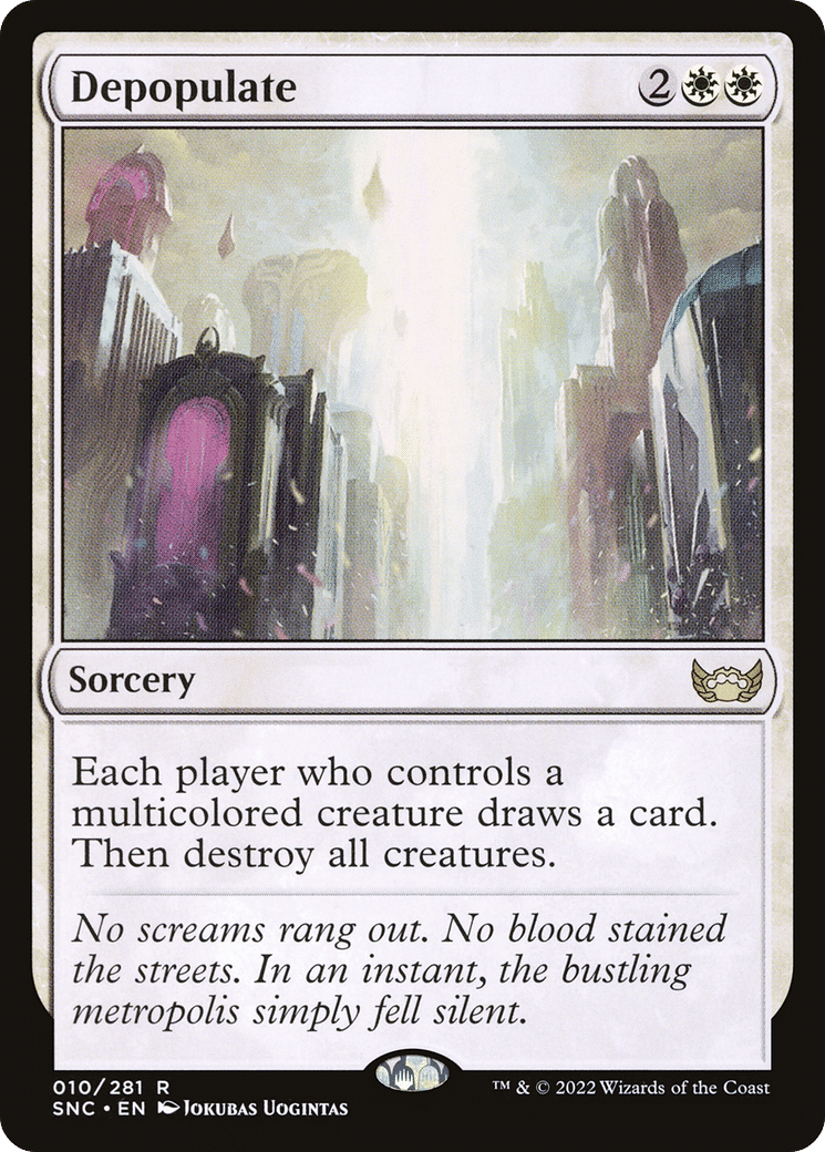 Depopulate — Streets of New Capenna — Magic: The Gathering