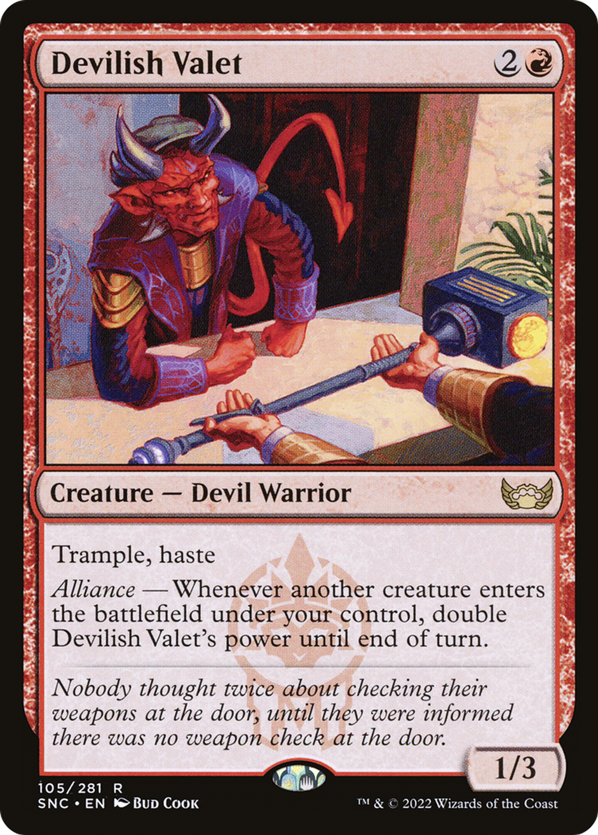 Diable valet — Streets of New Capenna — Magic: The Gathering