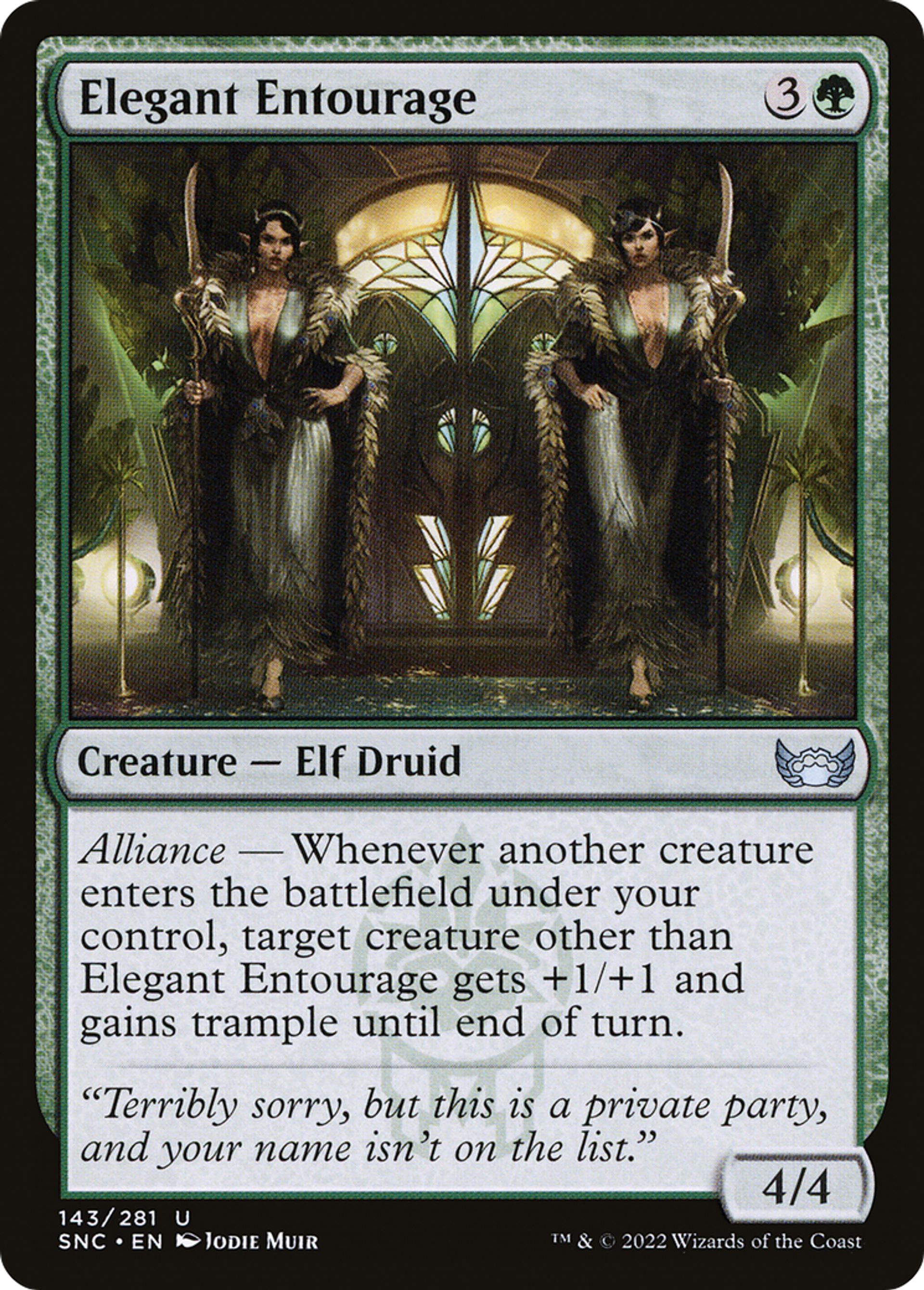 Elegant Entourage — Streets of New Capenna — Magic: The Gathering