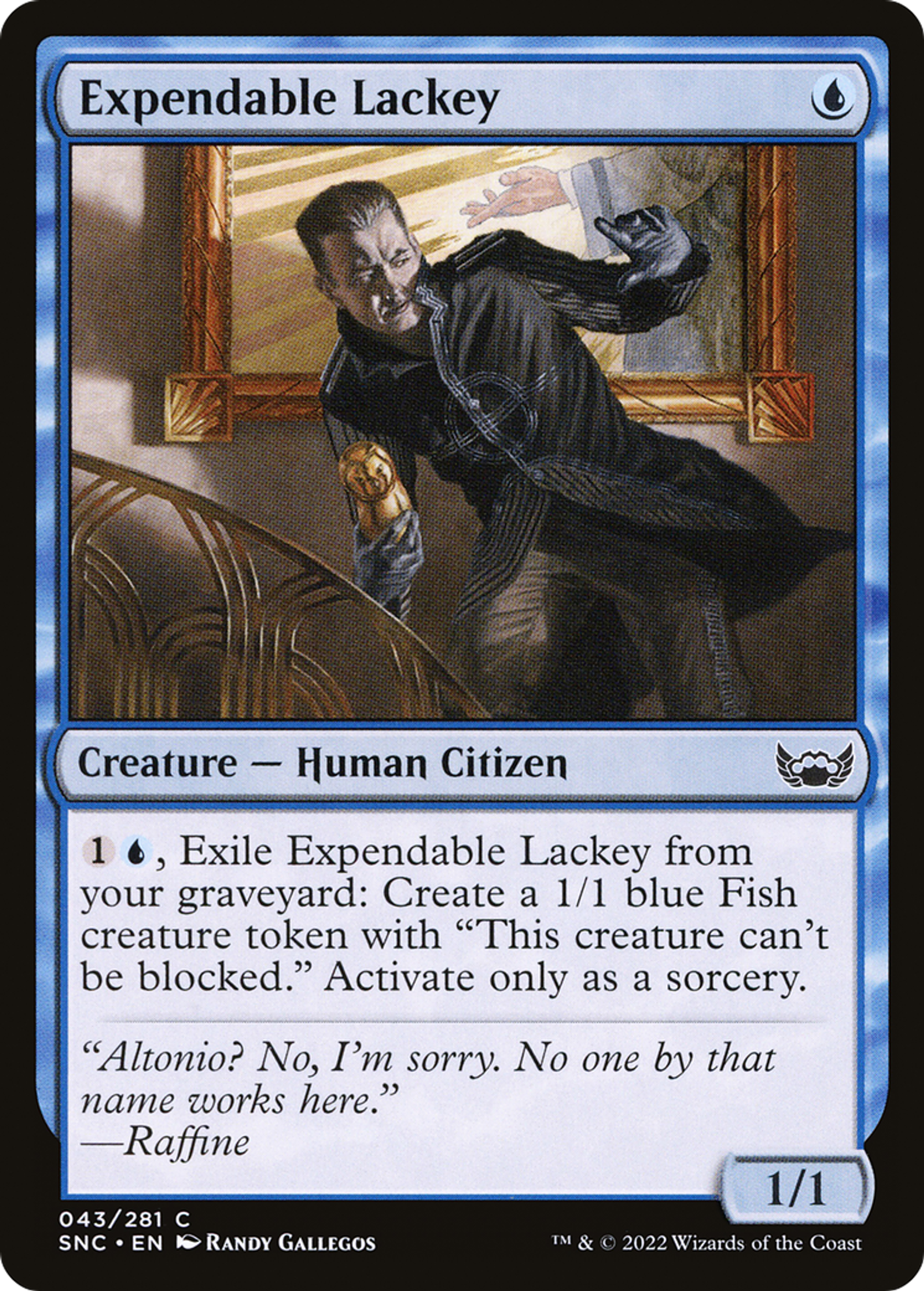 Expendable Lackey — Streets of New Capenna — Magic: The Gathering