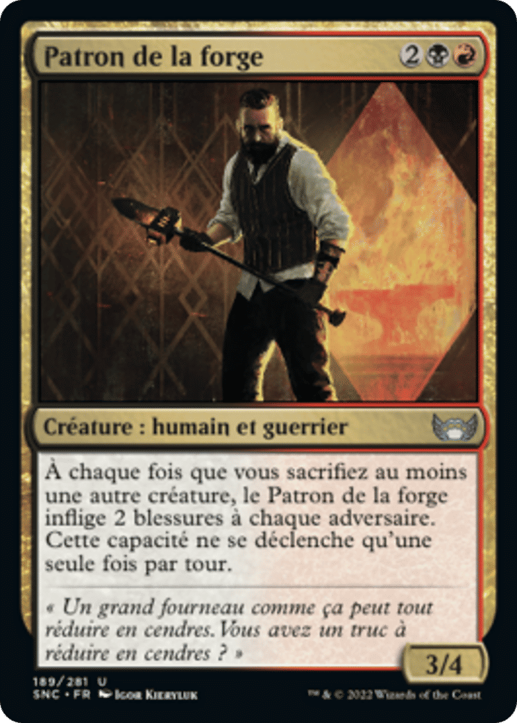 Patron de la forge — Streets of New Capenna — Magic: The Gathering