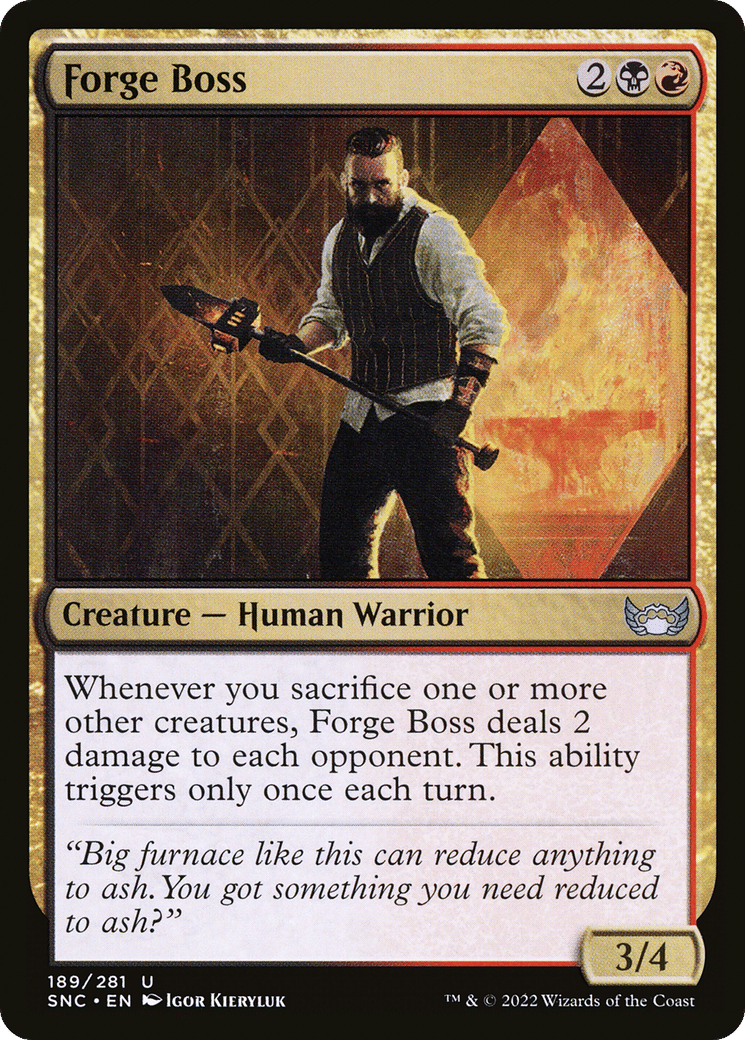 Forge Boss — Streets of New Capenna — Magic: The Gathering
