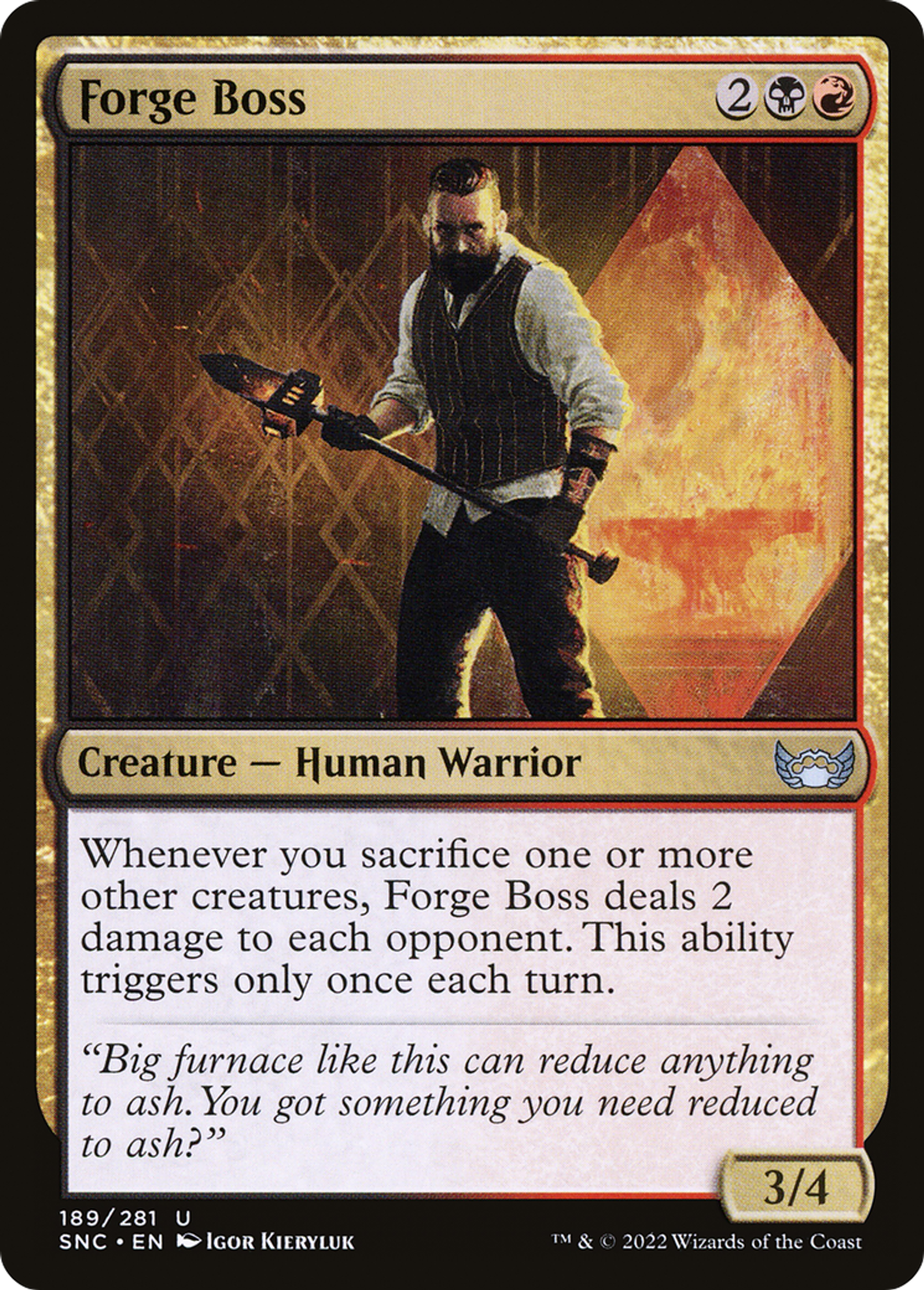 Patron de la forge — Streets of New Capenna — Magic: The Gathering