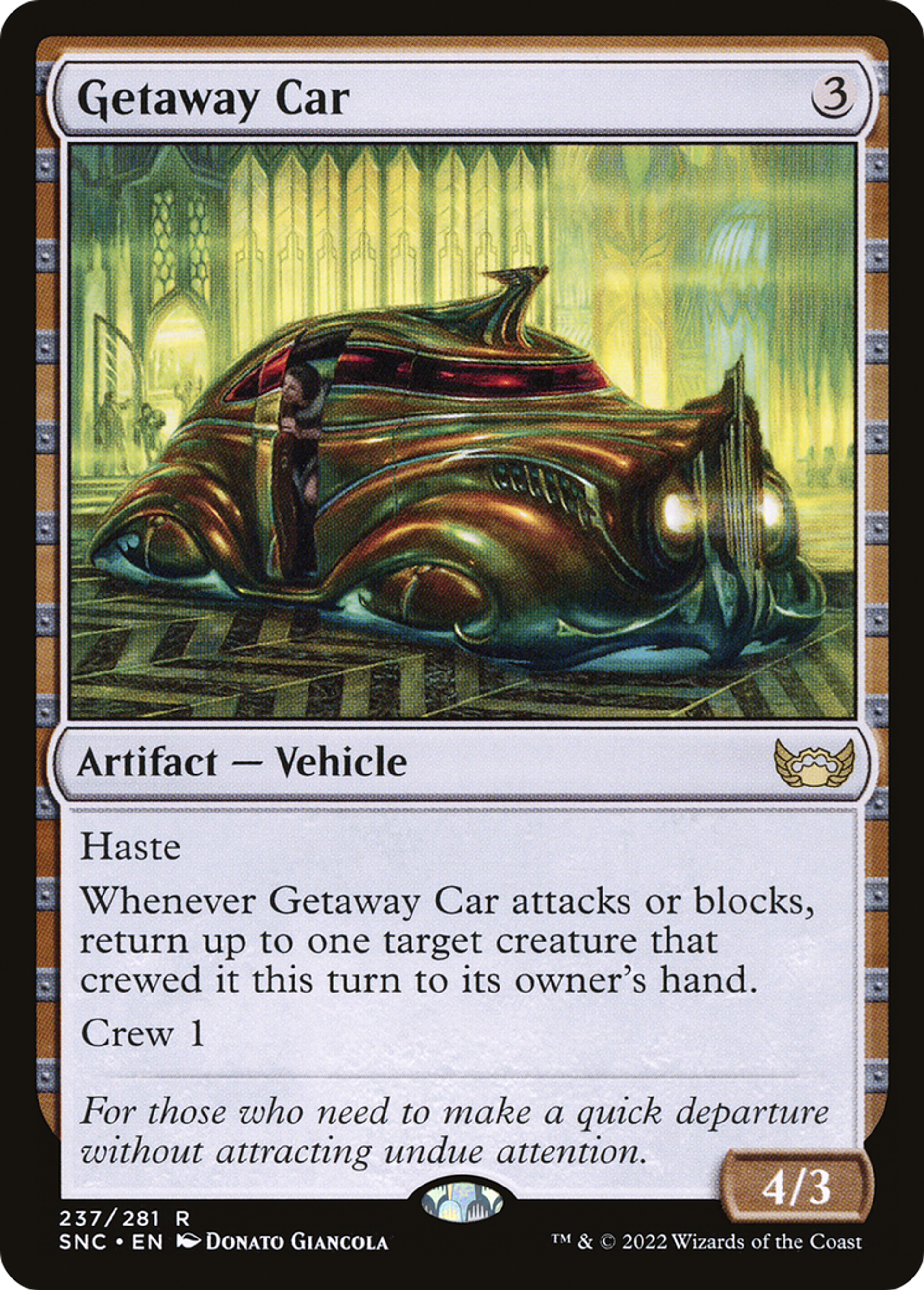 Bolide d'évasion — Streets of New Capenna — Magic: The Gathering