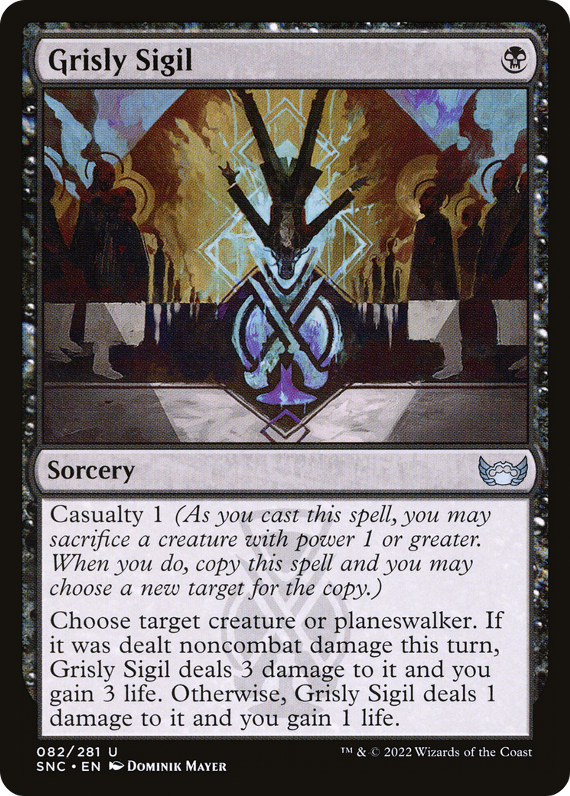 Grisly Sigil — Streets of New Capenna — Magic: The Gathering