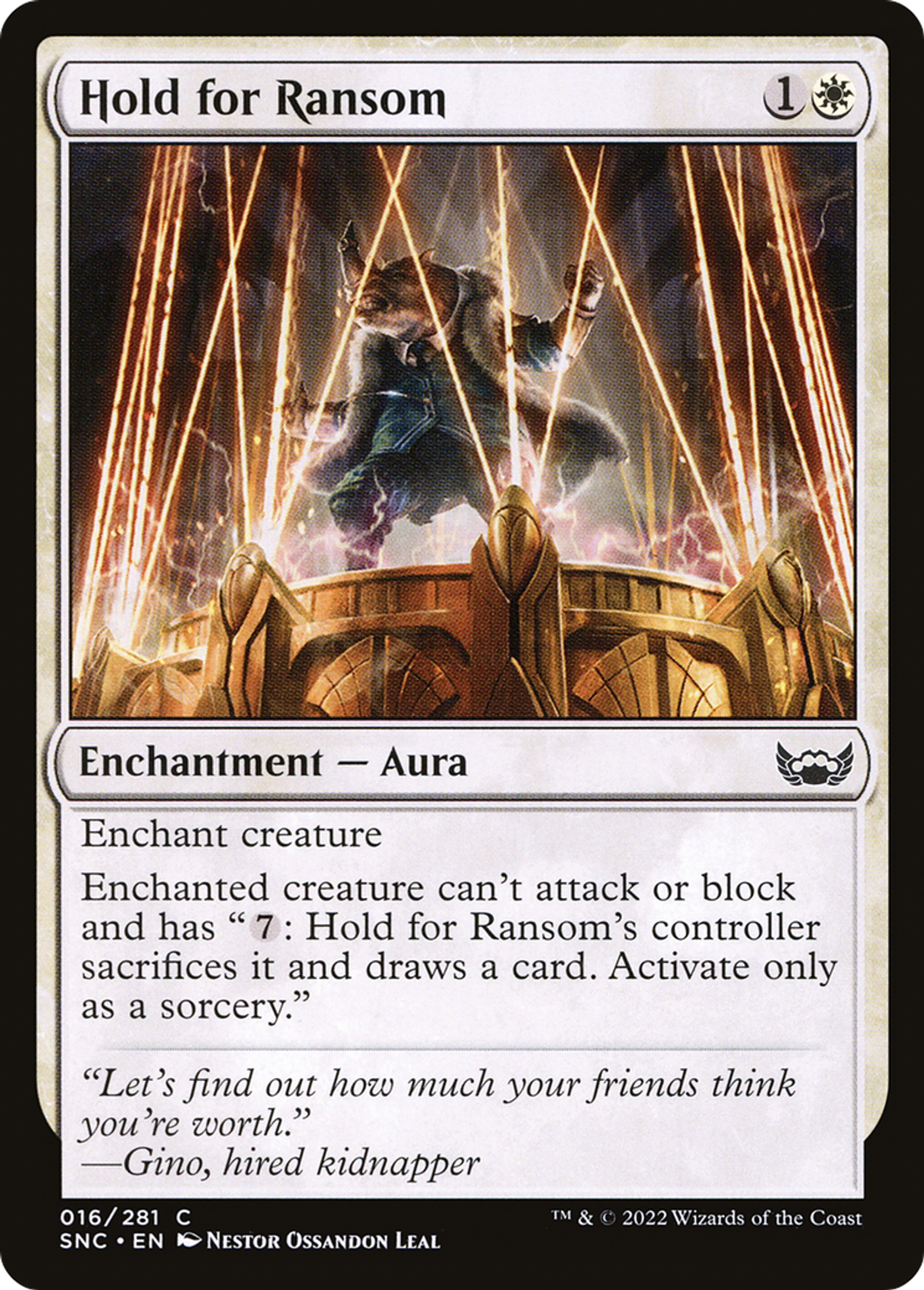 Hold for Ransom — Streets of New Capenna — Magic: The Gathering