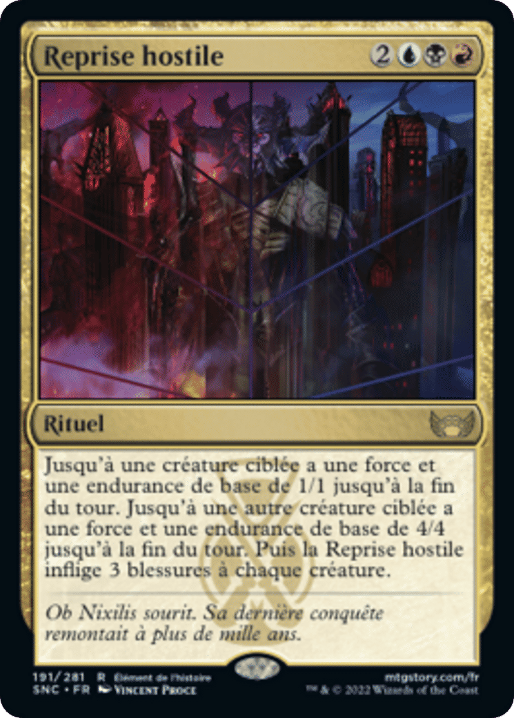 Reprise hostile — Streets of New Capenna — Magic: The Gathering
