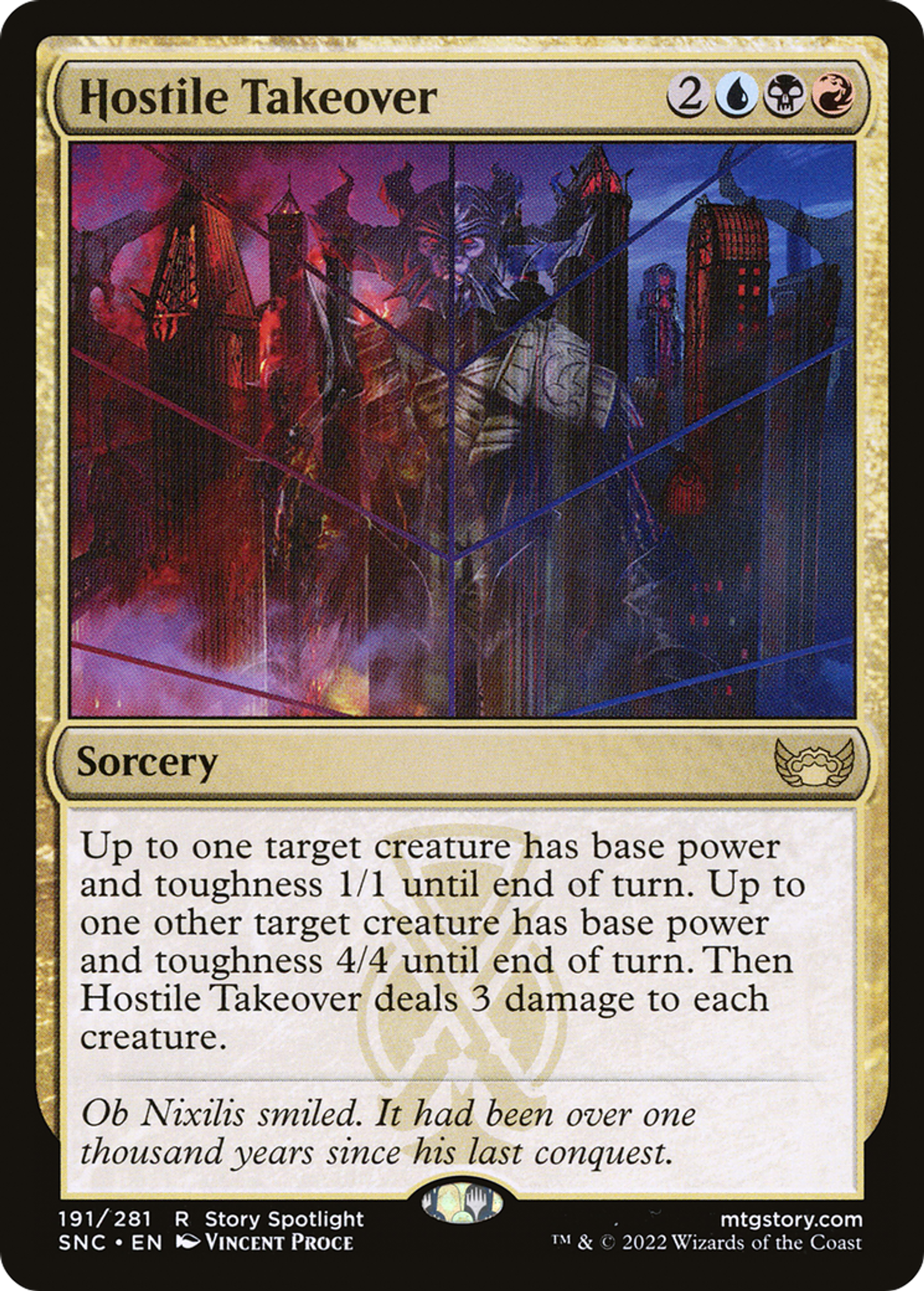 Reprise hostile — Streets of New Capenna — Magic: The Gathering