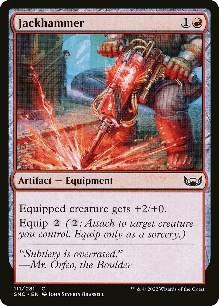 Jackhammer — Streets of New Capenna — Magic: The Gathering