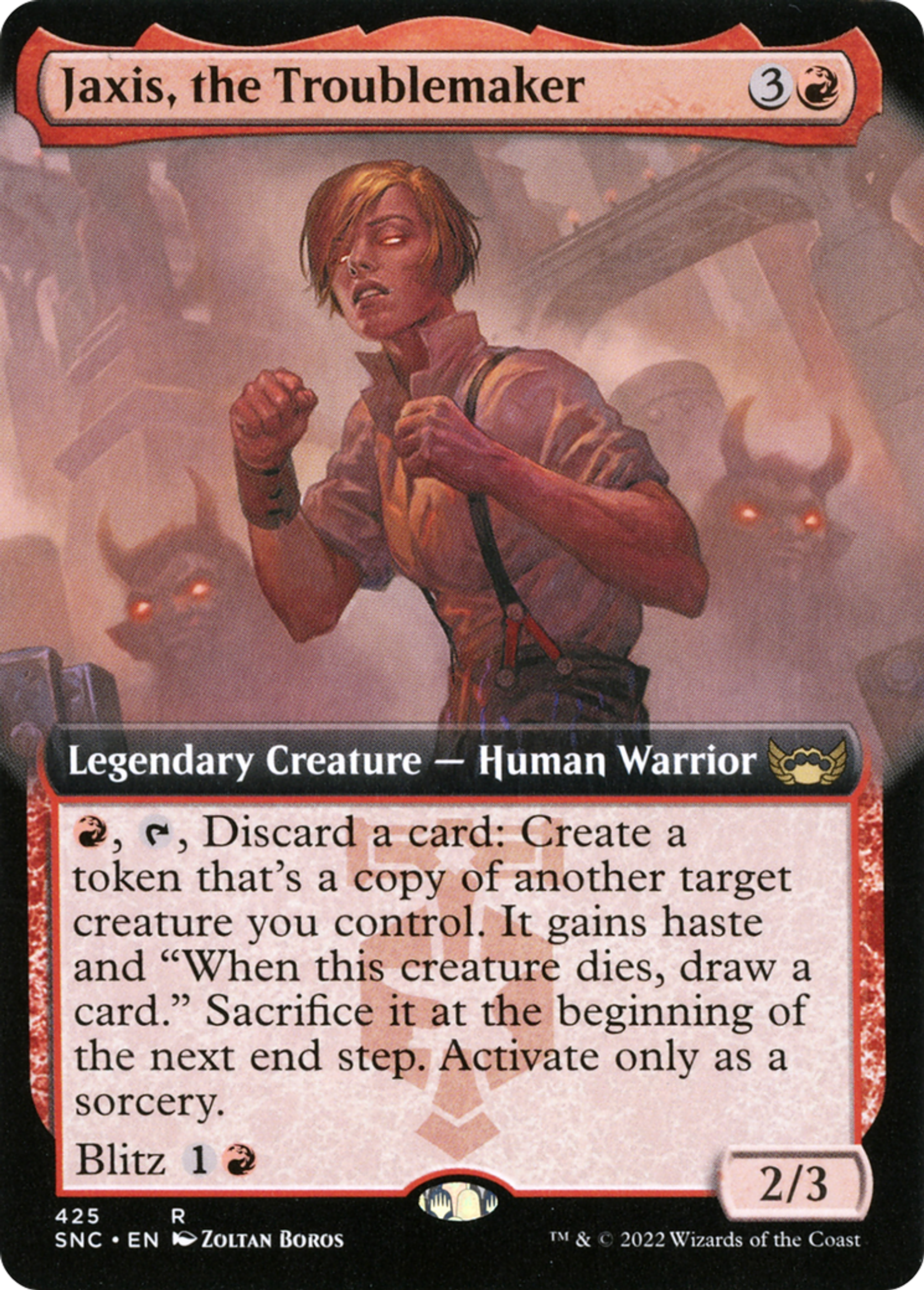 Jaxis, la fauteuse de troubles — Streets of New Capenna — Magic: The Gathering