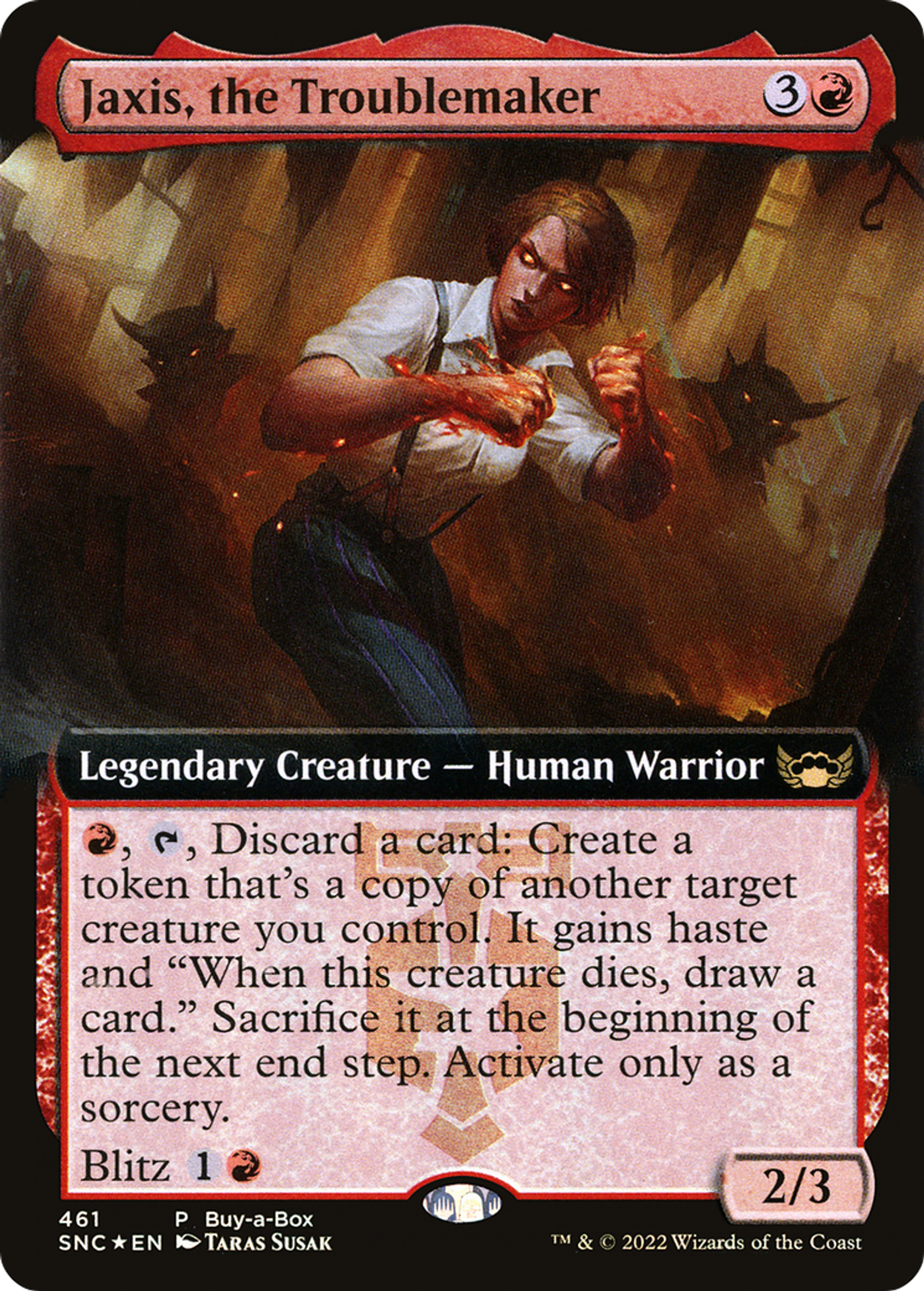 Jaxis, the Troublemaker — Streets of New Capenna — Magic: The Gathering