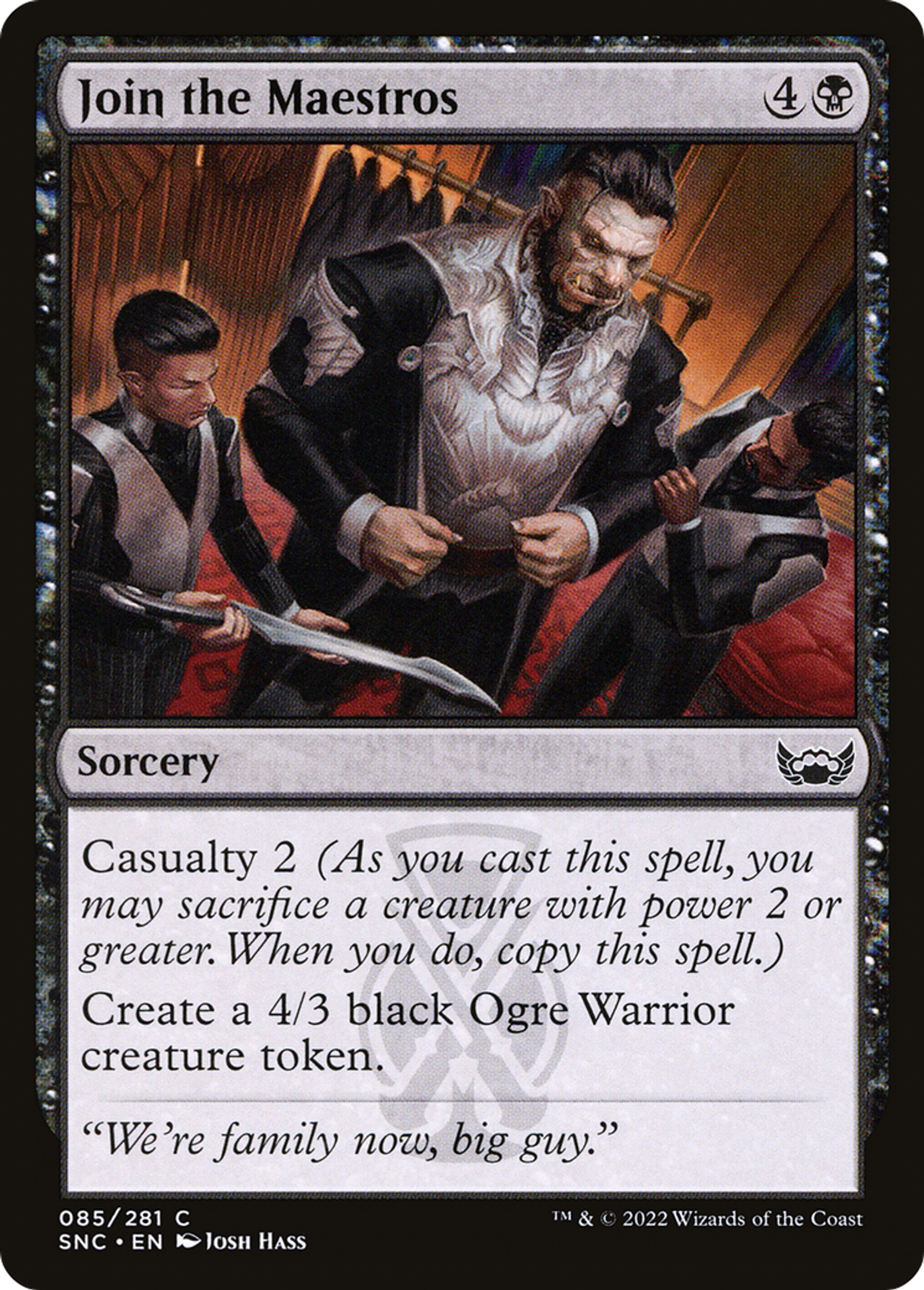 Join the Maestros — Streets of New Capenna — Magic: The Gathering