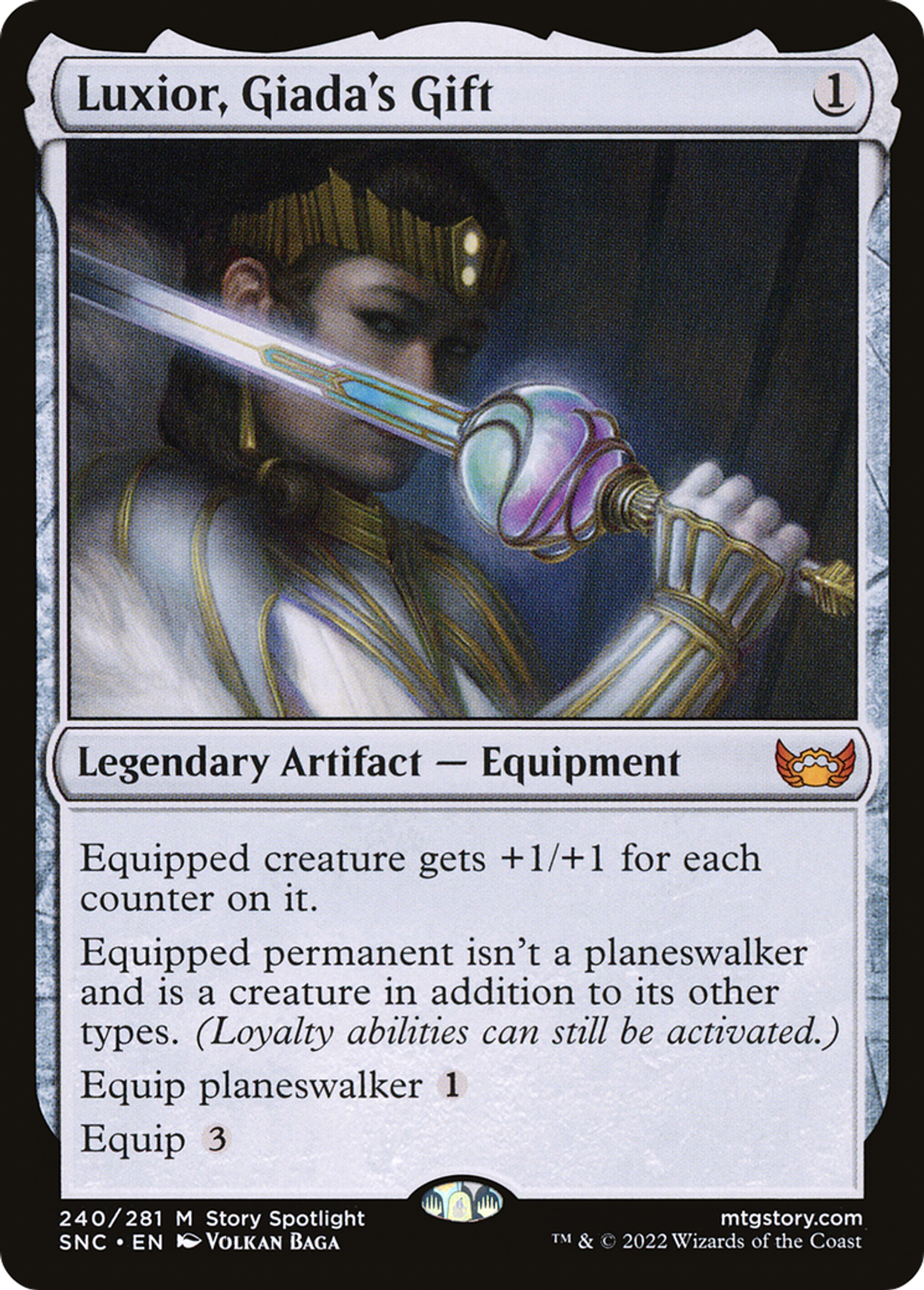 Luxior, Giada's Gift — Streets of New Capenna — Magic: The Gathering