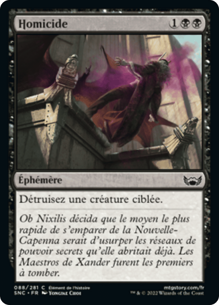 Homicide — Streets of New Capenna — Magic: The Gathering
