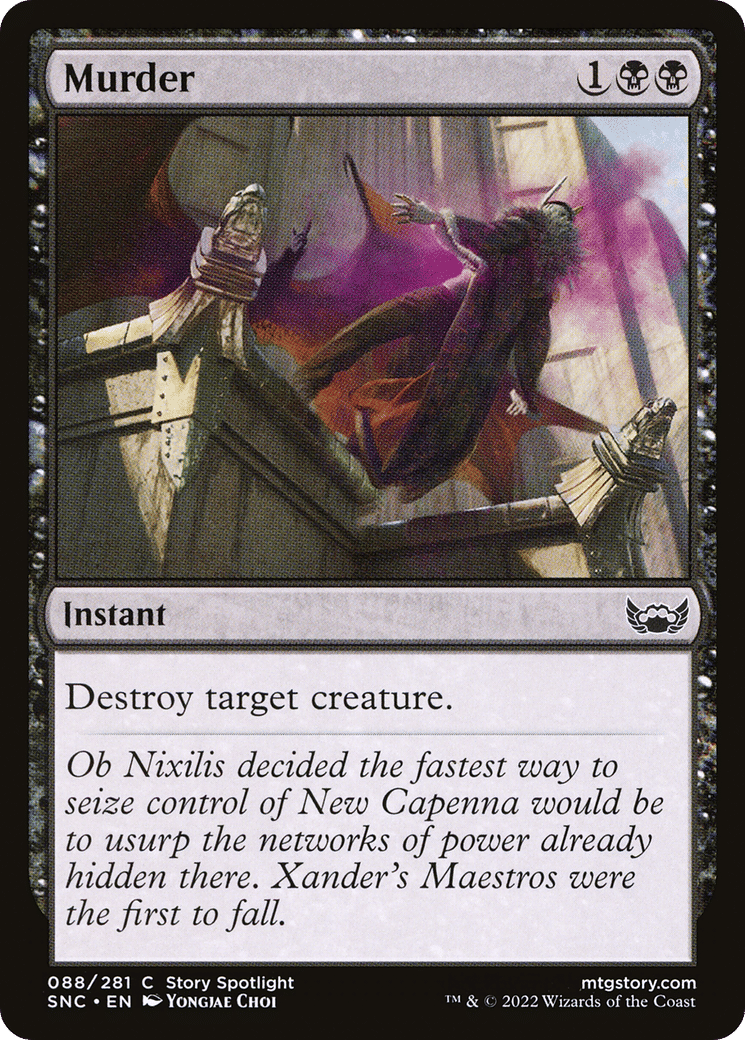 Murder — Streets of New Capenna — Magic: The Gathering