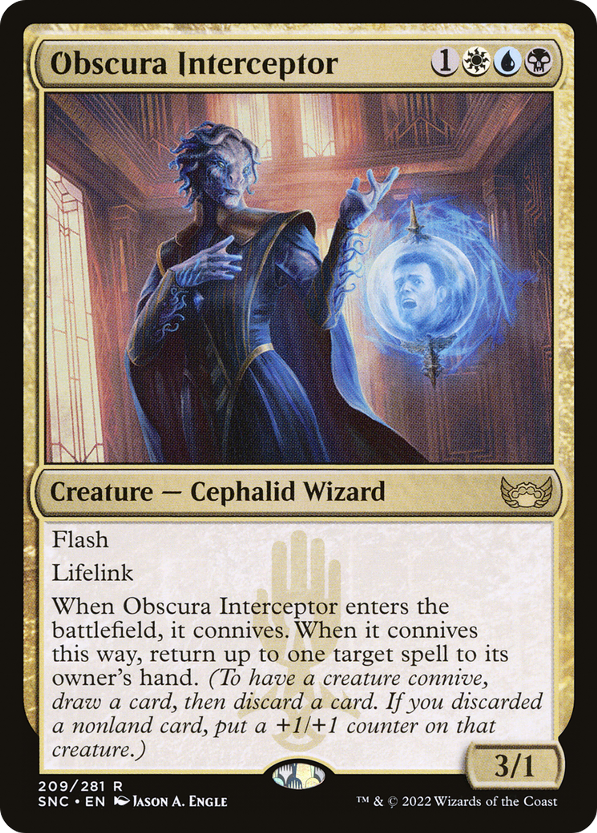 Interceptrice des Obscura — Streets of New Capenna — Magic: The Gathering