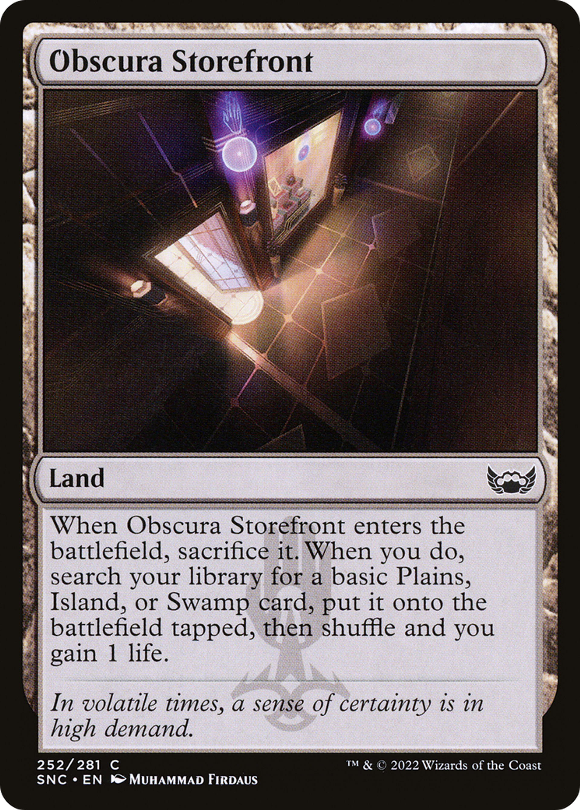 Obscura Storefront — Streets of New Capenna — Magic: The Gathering