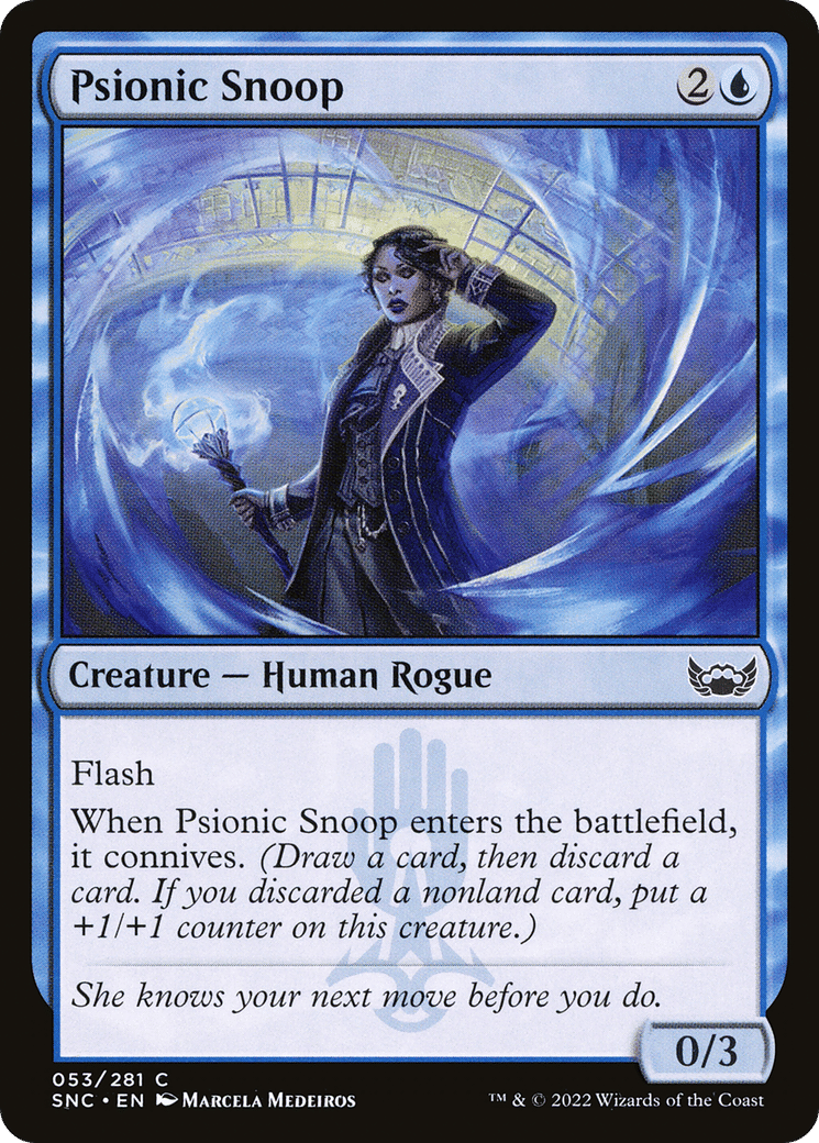 Psionic Snoop — Streets of New Capenna — Magic: The Gathering