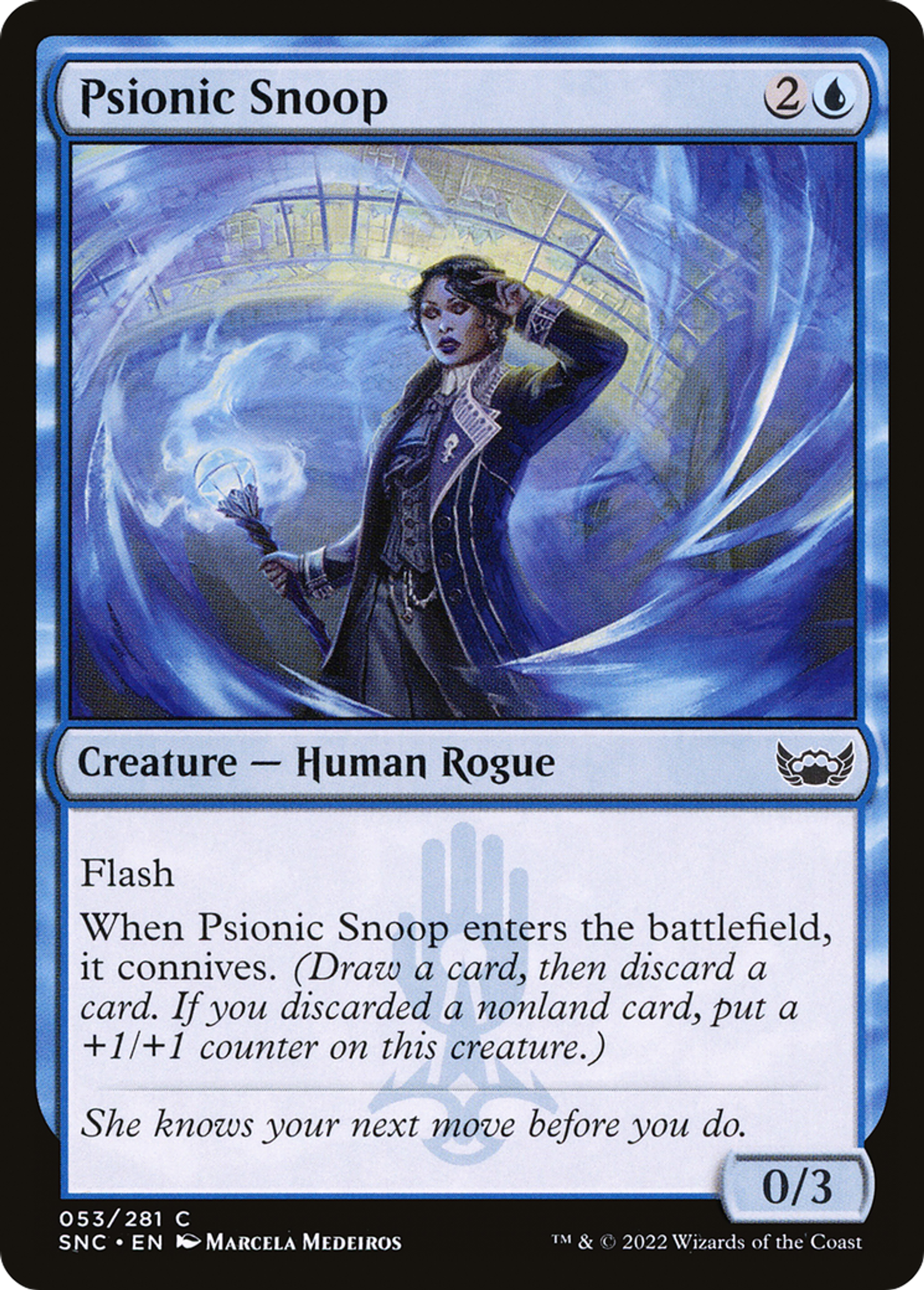 Psionic Snoop — Streets of New Capenna — Magic: The Gathering