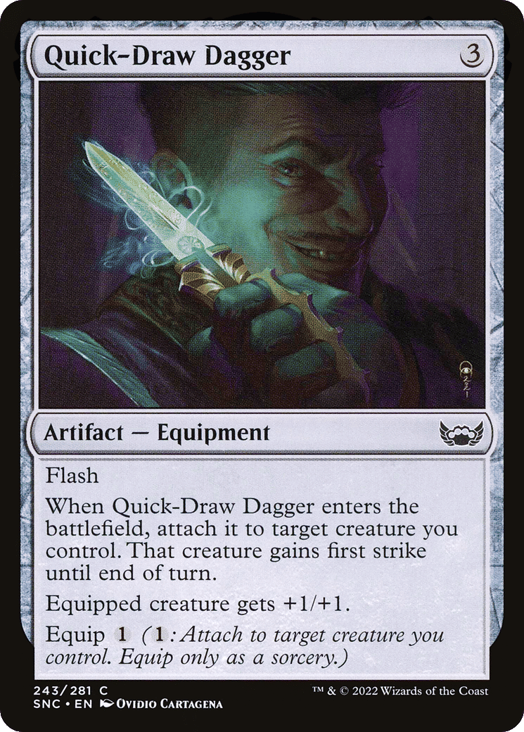 Quick-Draw Dagger — Streets of New Capenna — Magic: The Gathering