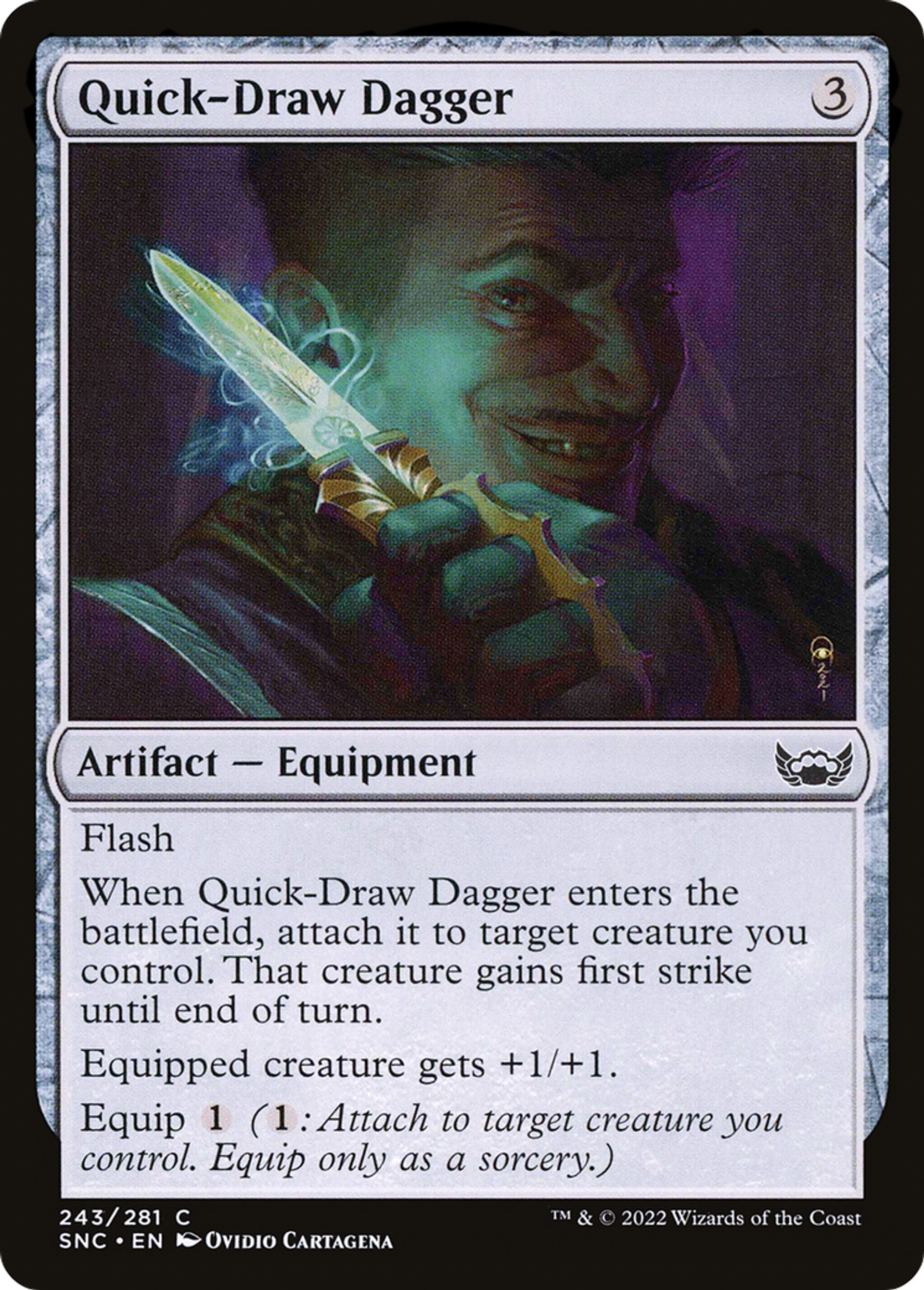 Dague à dégaine rapide — Streets of New Capenna — Magic: The Gathering